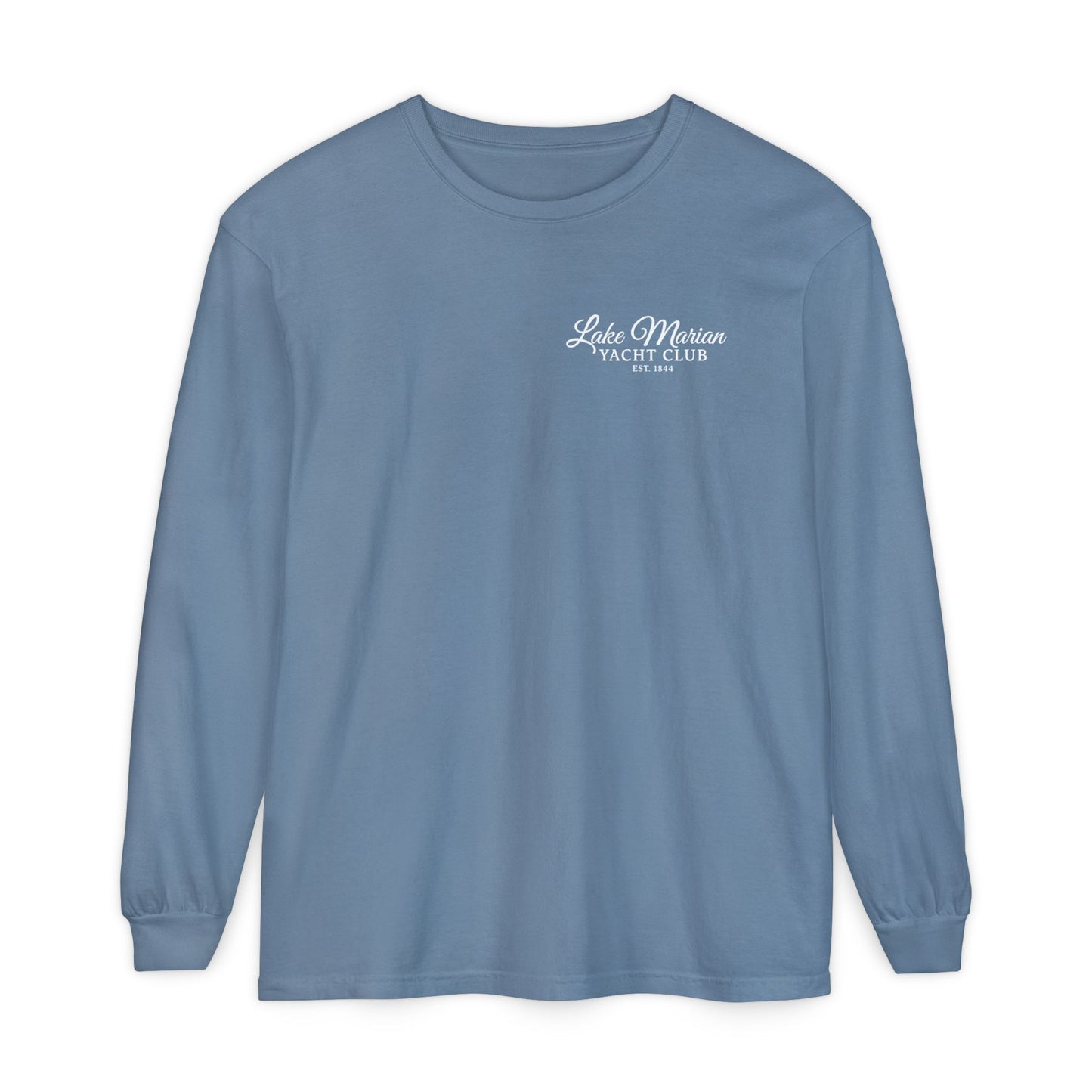 Saint Mary's College Lake Marian Yacht Club Long Sleeve | French Cross | Est. 1844 | Better in Blue Co.