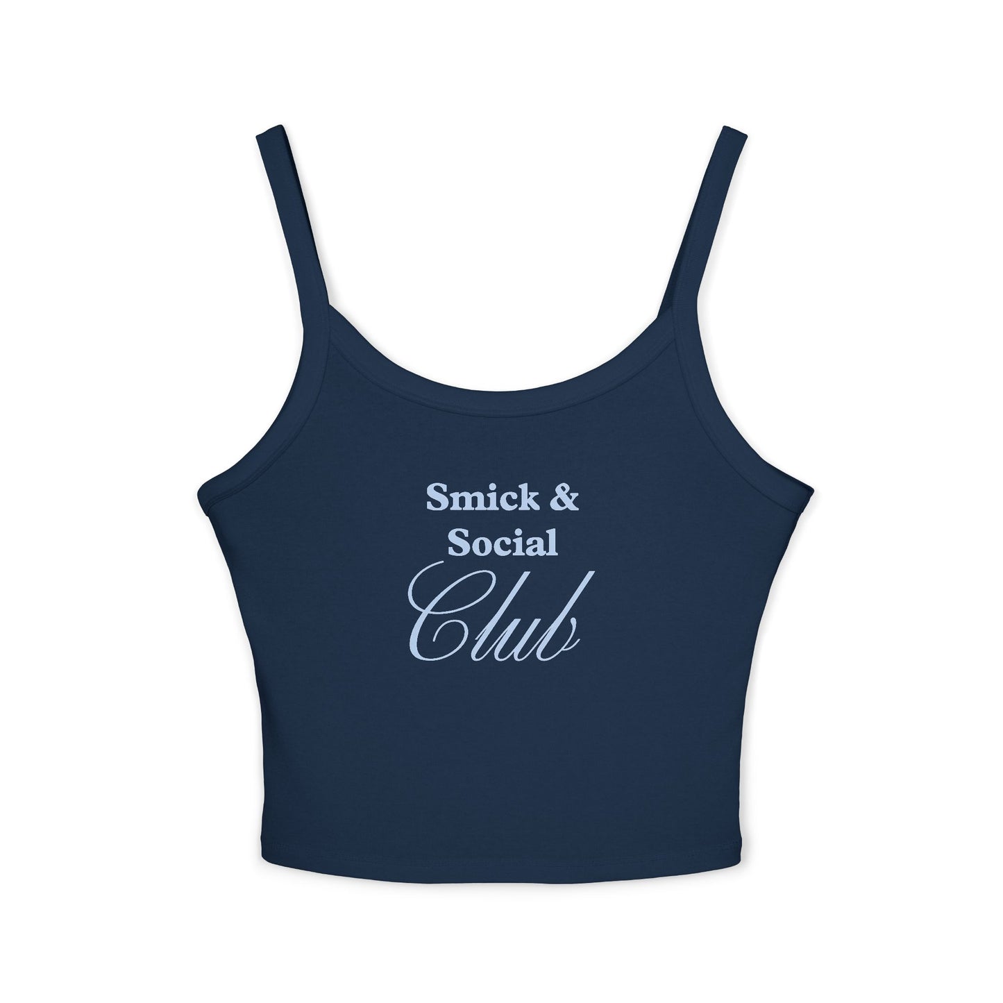 Saint Mary's College Smick and Social Club Women's Spaghetti Strap Tank Top | Belles Blue | Better in Blue Co.