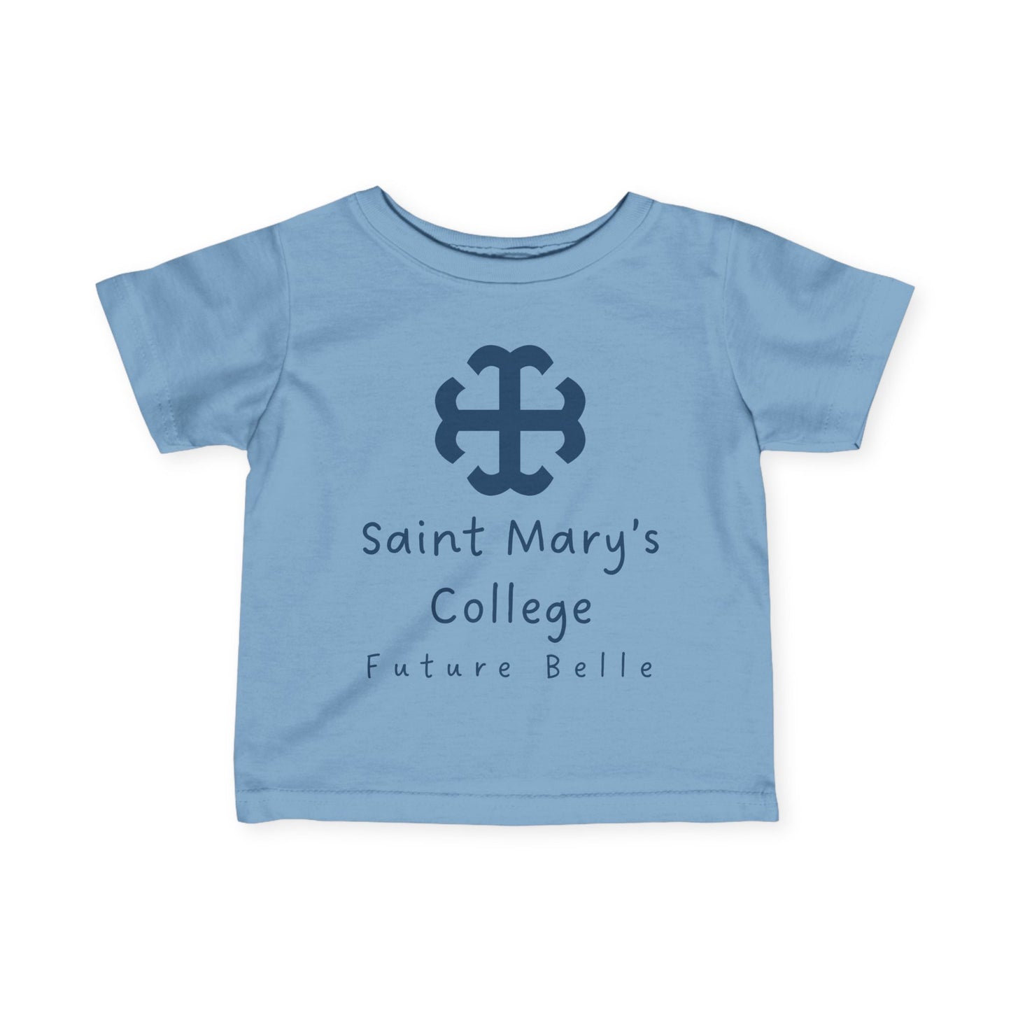 Saint Mary's College Future Belle Infant Tee | French Cross | Belles Blue | Better in Blue Co.