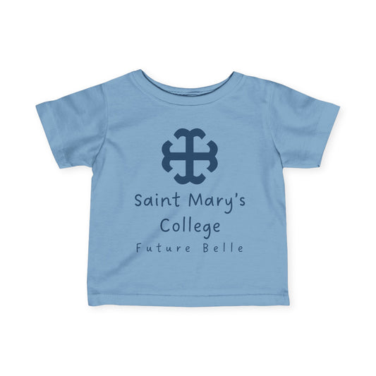 Saint Mary's College Future Belle Infant Tee | French Cross | Belles Blue | Better in Blue Co.