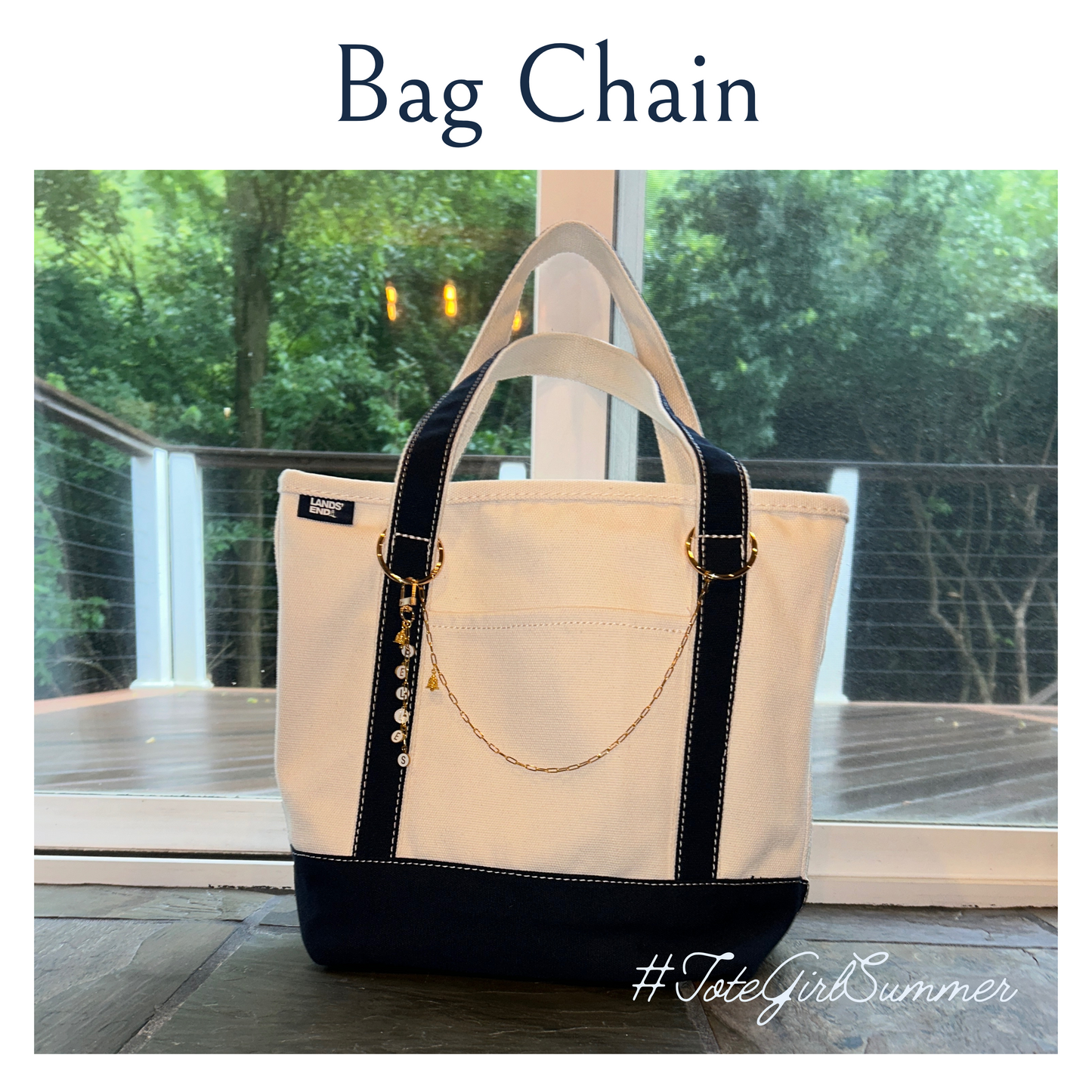 Better in Blue Co. Bag Chain for Tote Bag | Belles | Shamrock | Bag Charms