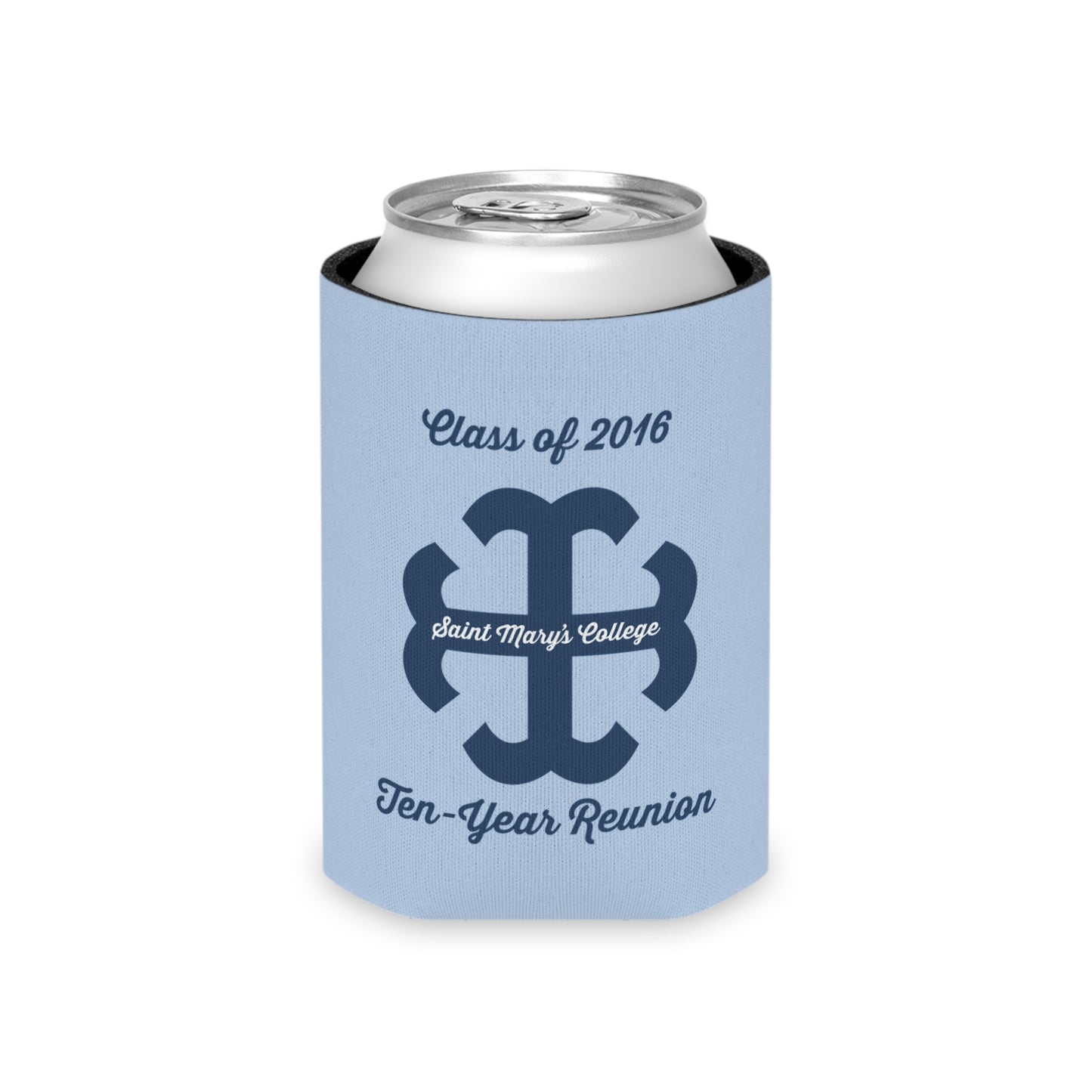Customizable Saint Mary's College Can Cooler Koozie | Better in Blue Co.