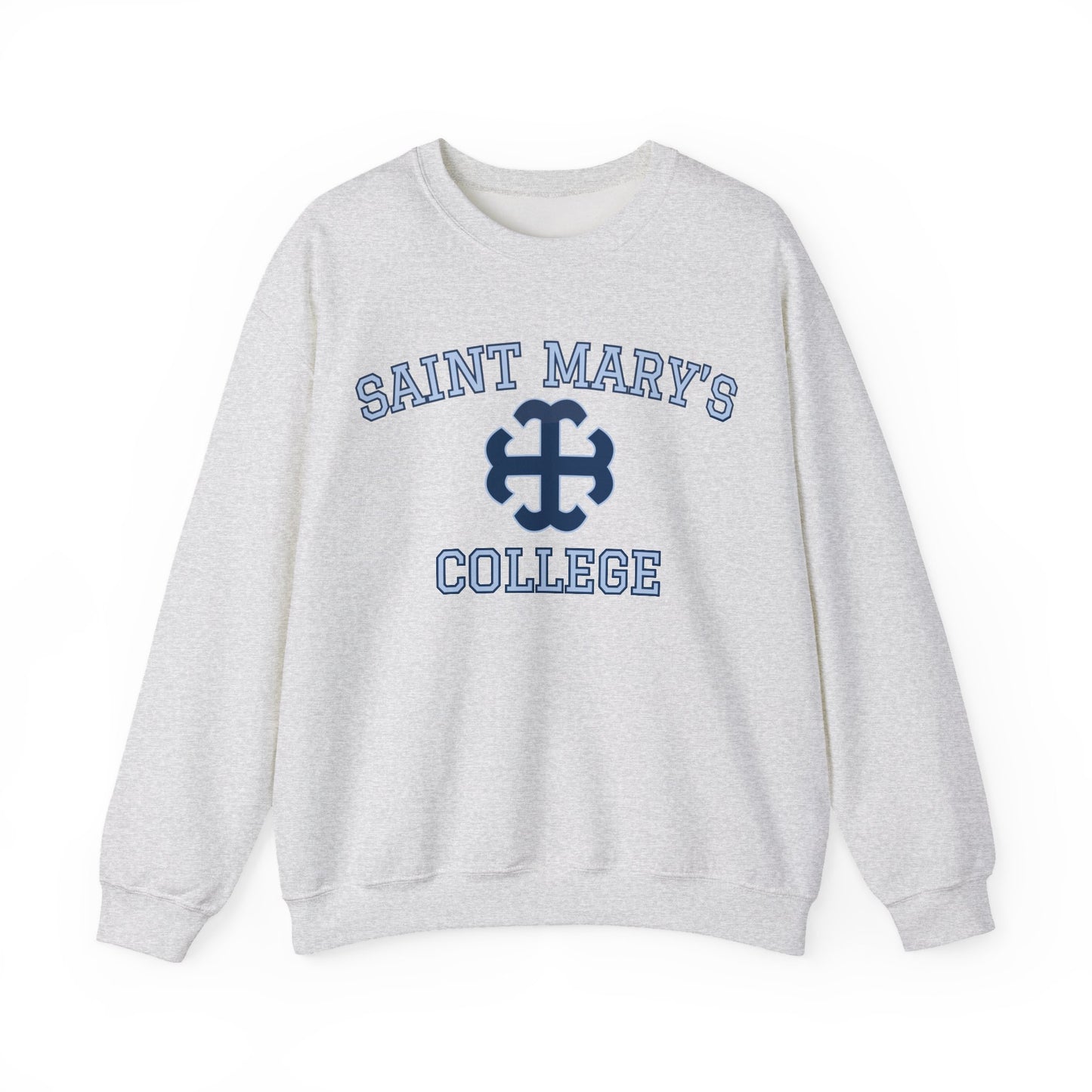 Saint Mary's College Crewneck Navy/Belles Blue | Smick | French Cross