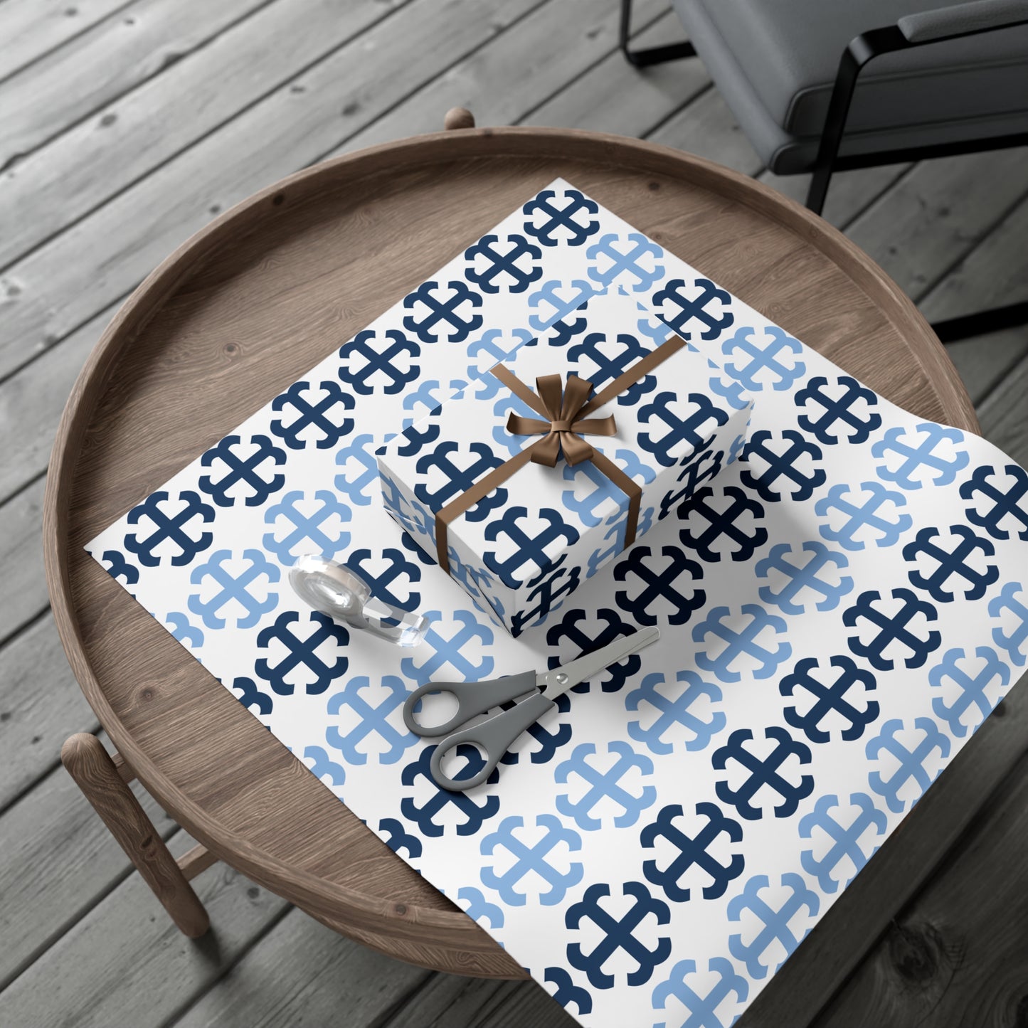 Saint Mary's College French Cross Wrapping Paper No. 1 | Notre Dame, IN | Belles| Smick | Better in Blue Co.