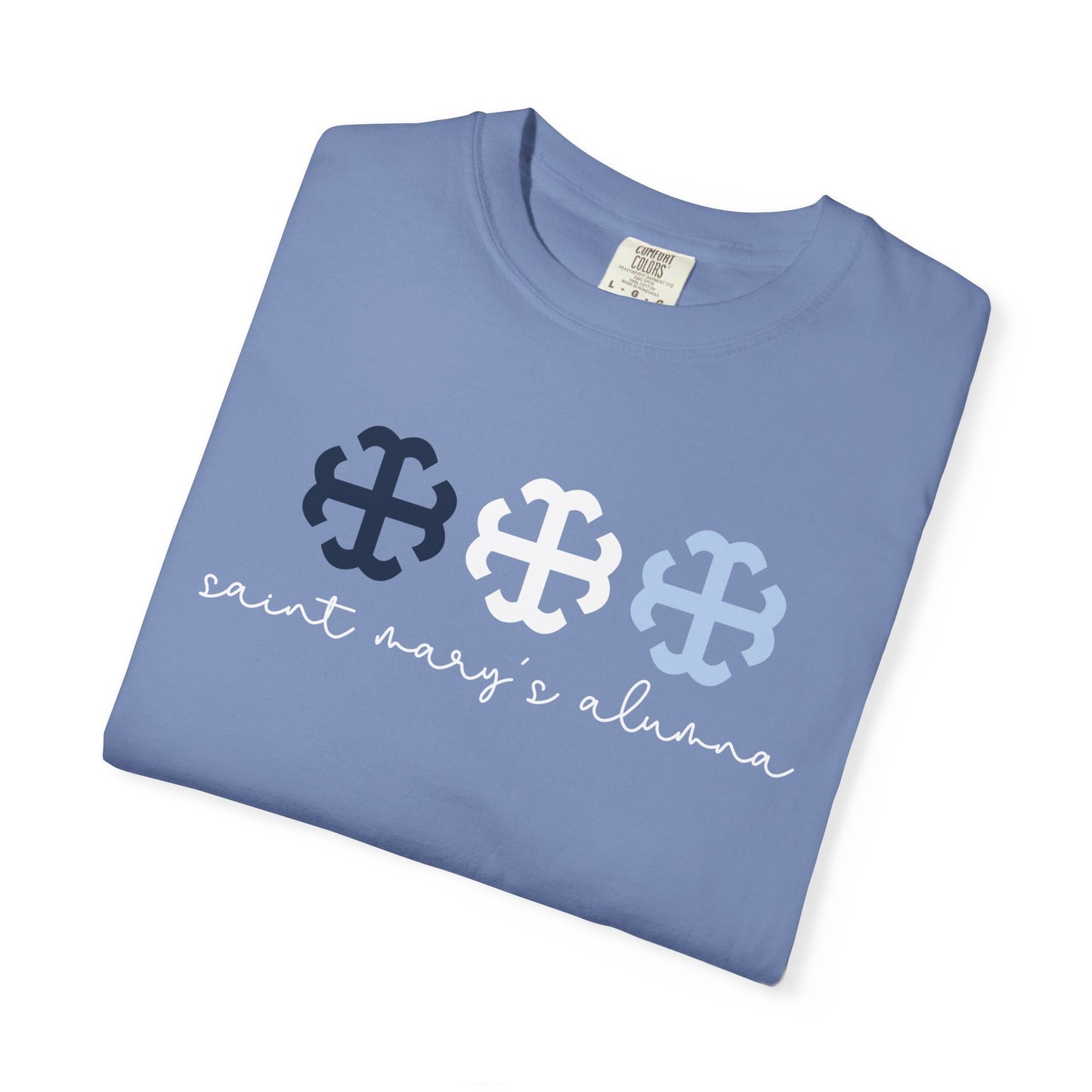 Saint Marys College French Cross Alumna Tee | Belles | Smick | Better in Blue Co.