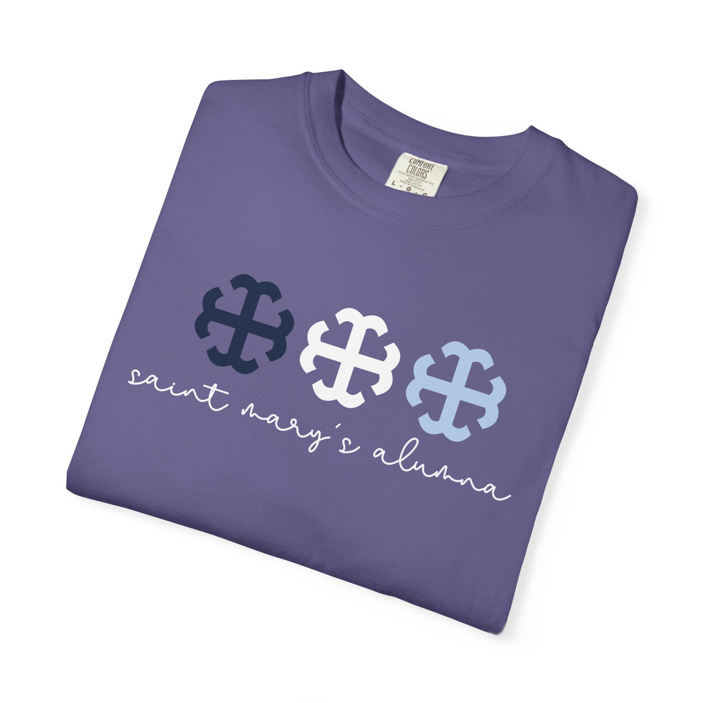Saint Marys College French Cross Alumna Tee | Belles | Smick | Better in Blue Co.