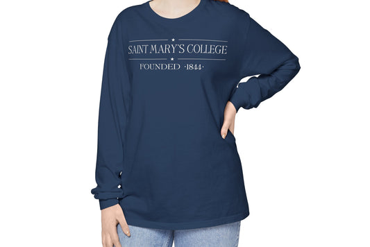 Saint Mary's College "Gilmore Girls Inspired" Long Sleeve | Founded 1844 | Belles | Better in Blue Co.