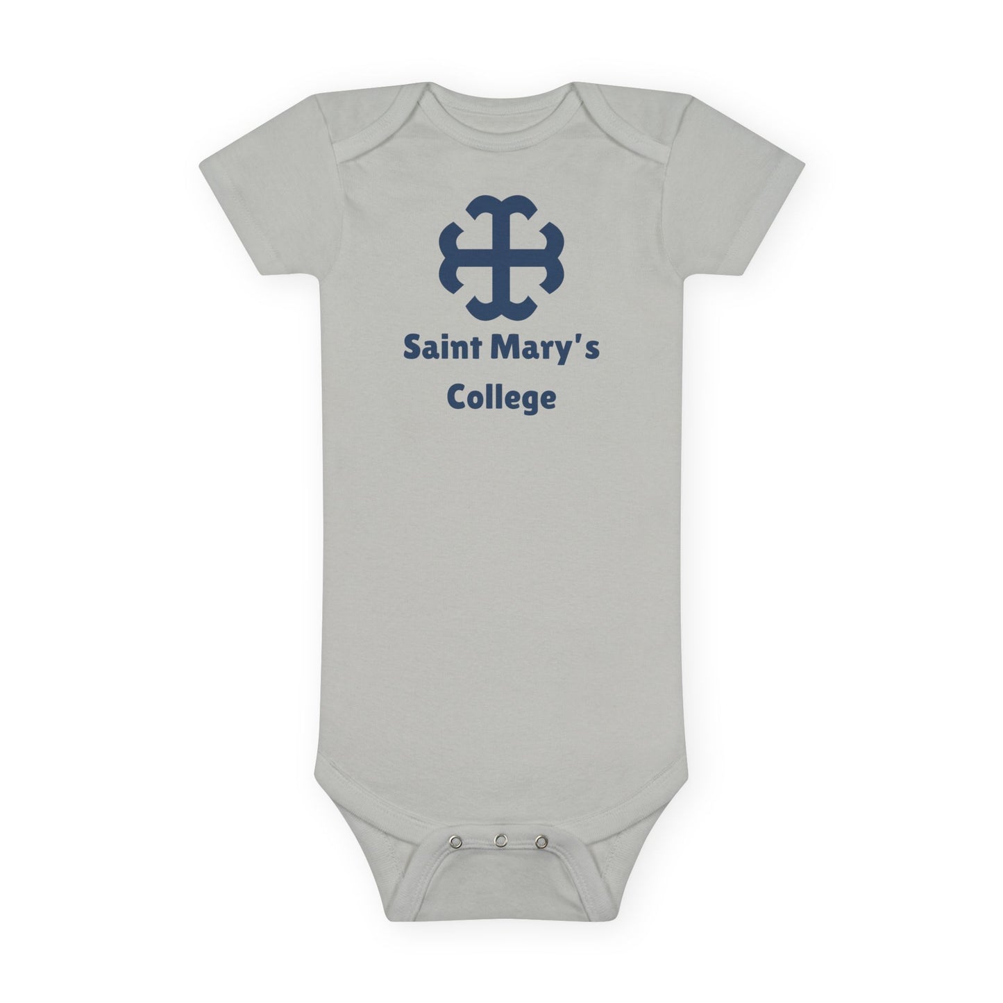 Saint Mary's College Baby Onesie | French Cross | Belles | Better in Blue Co.
