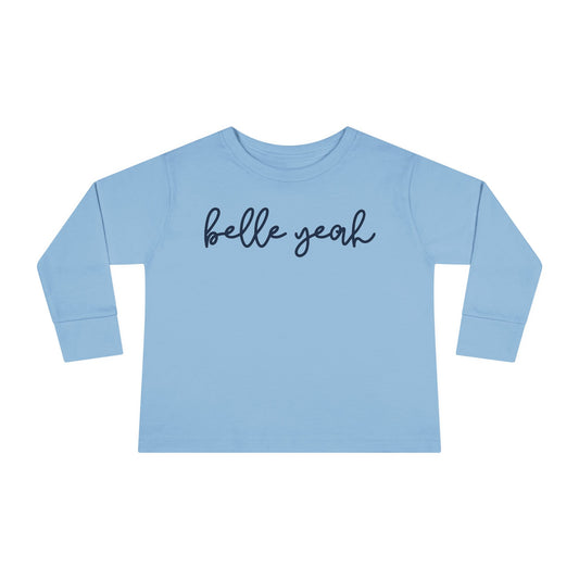 Toddler Saint Mary's College Belle Yeah Long Sleeve Tee | Better in Blue Co.