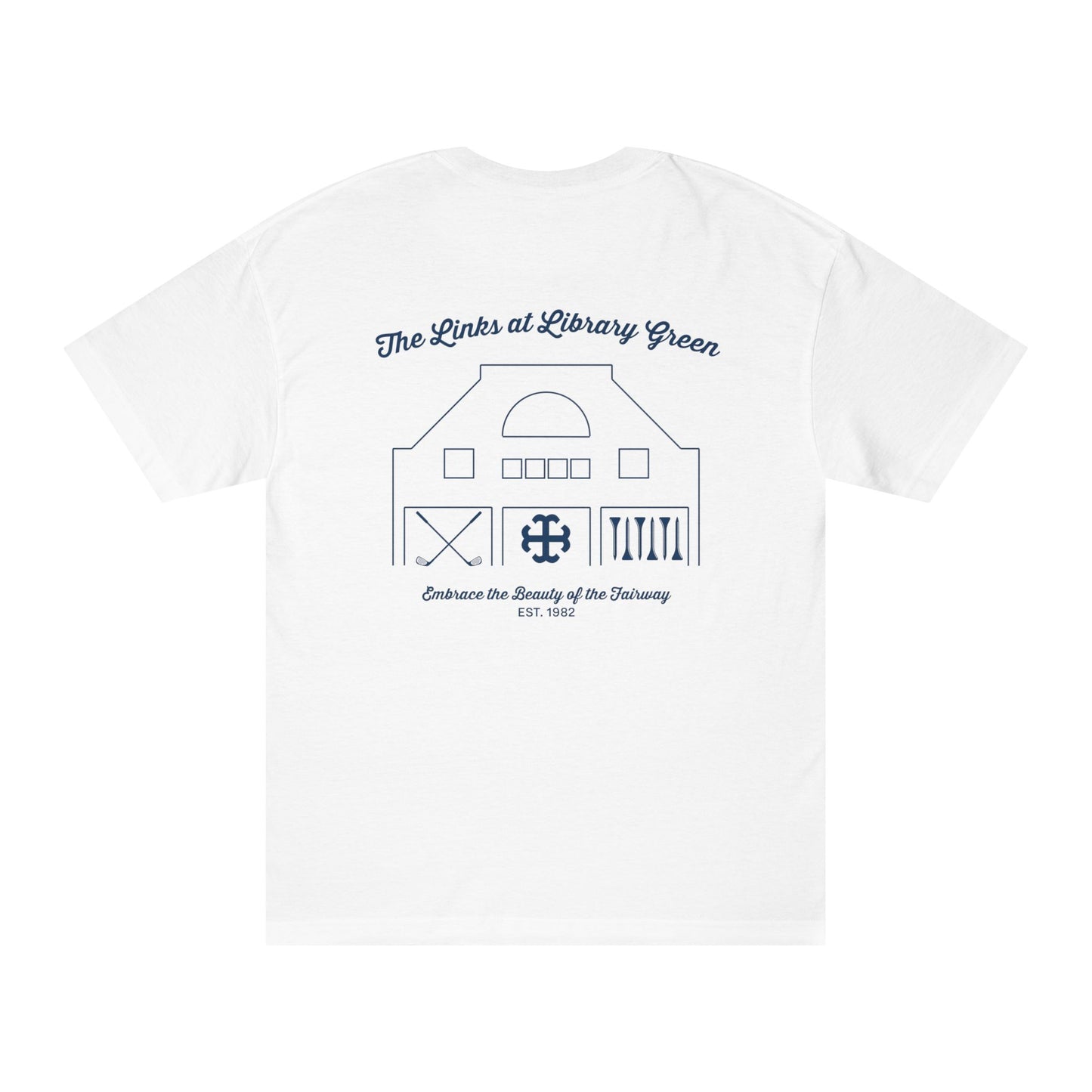 Saint Mary's College "The Links at Library Green" Unisex Classic Tee | Better in Blue Co.