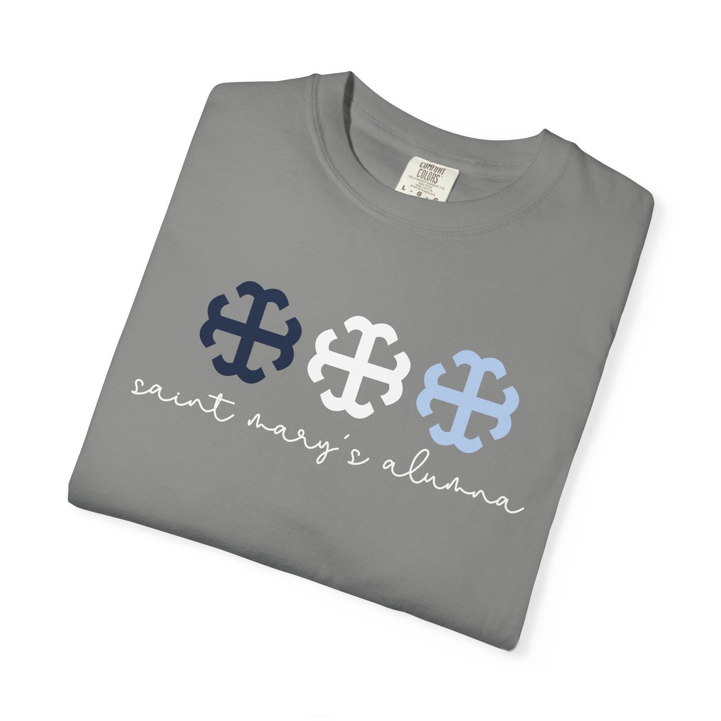 Saint Marys College French Cross Alumna Tee | Belles | Smick | Better in Blue Co.