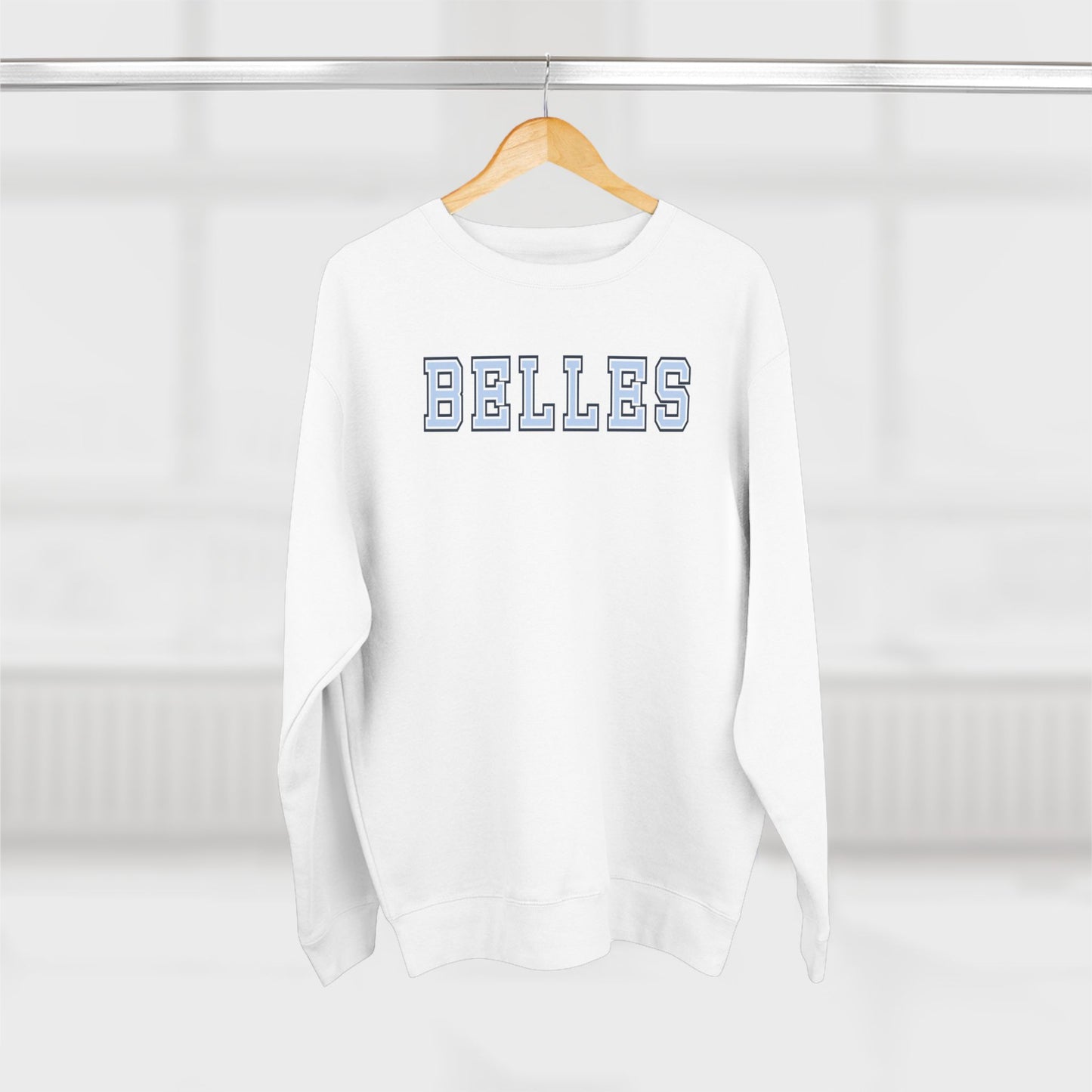 Saint Mary's College "BELLES" Unisex Crewneck Sweatshirt | Navy Blue | Belles Blue | Better in Blue Co.