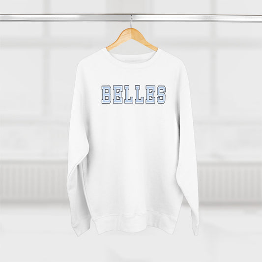 Saint Mary's College "BELLES" Unisex Crewneck Sweatshirt | Navy Blue | Belles Blue | Better in Blue Co.