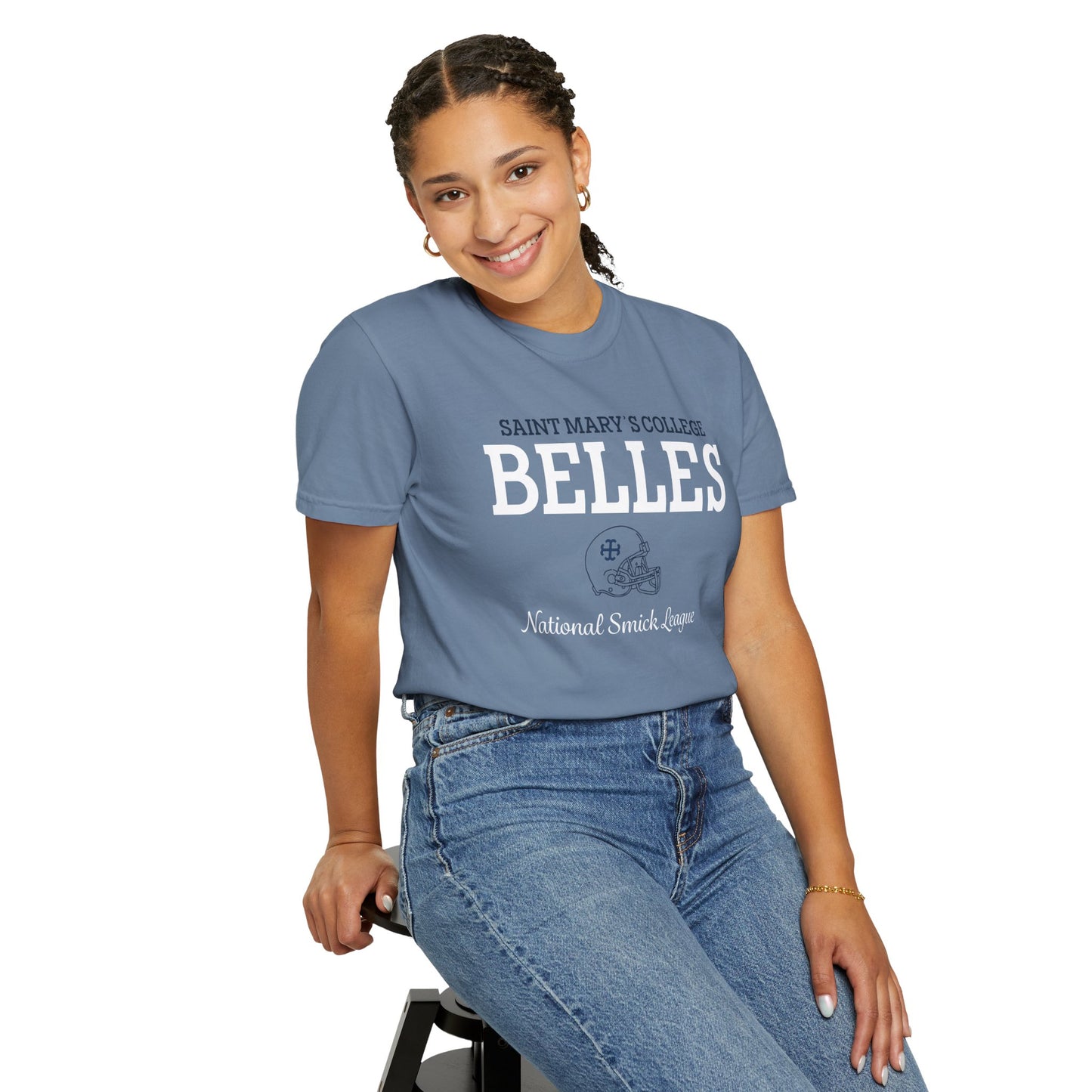 Saint Mary's College Belles National Smick League Unisex T-shirt | Belles | 1844 | Better in Blue Co.