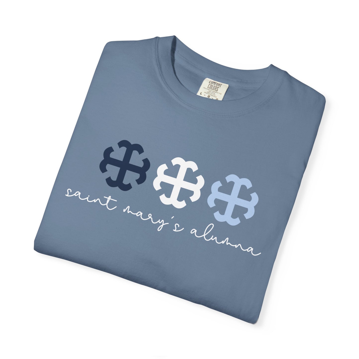 Saint Marys College French Cross Alumna Tee | Belles | Smick | Better in Blue Co.