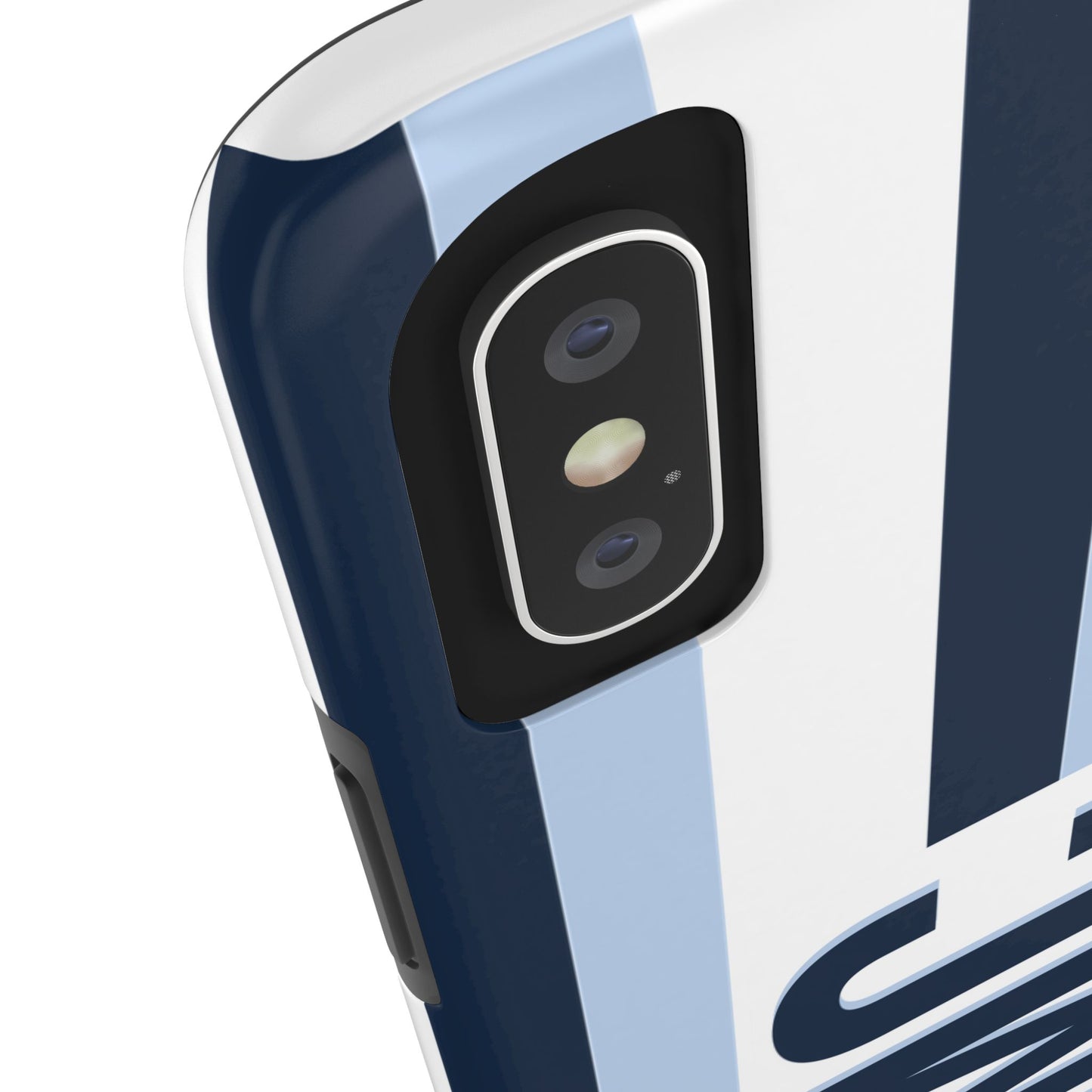 Saint Mary's College Phone Case SMC Navy/Belles Blue/White French Cross | Better in Blue Co.