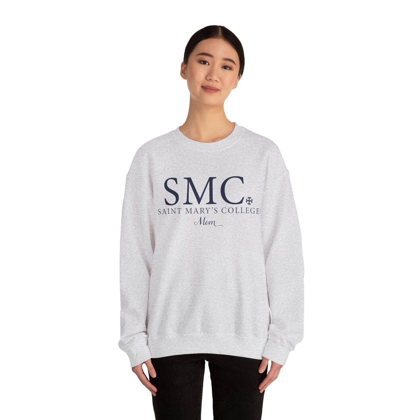 Saint Marys College "SMC Mom" Crewneck | 1844 | Belles | Notre Dame, IN | Better in Blue Co.