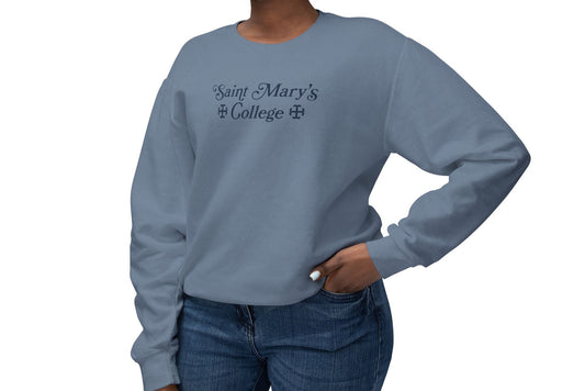 Saint Mary's College Crewneck | Matching Sweat Set | 1844 | Belles | French Cross | Better in Blue Co.