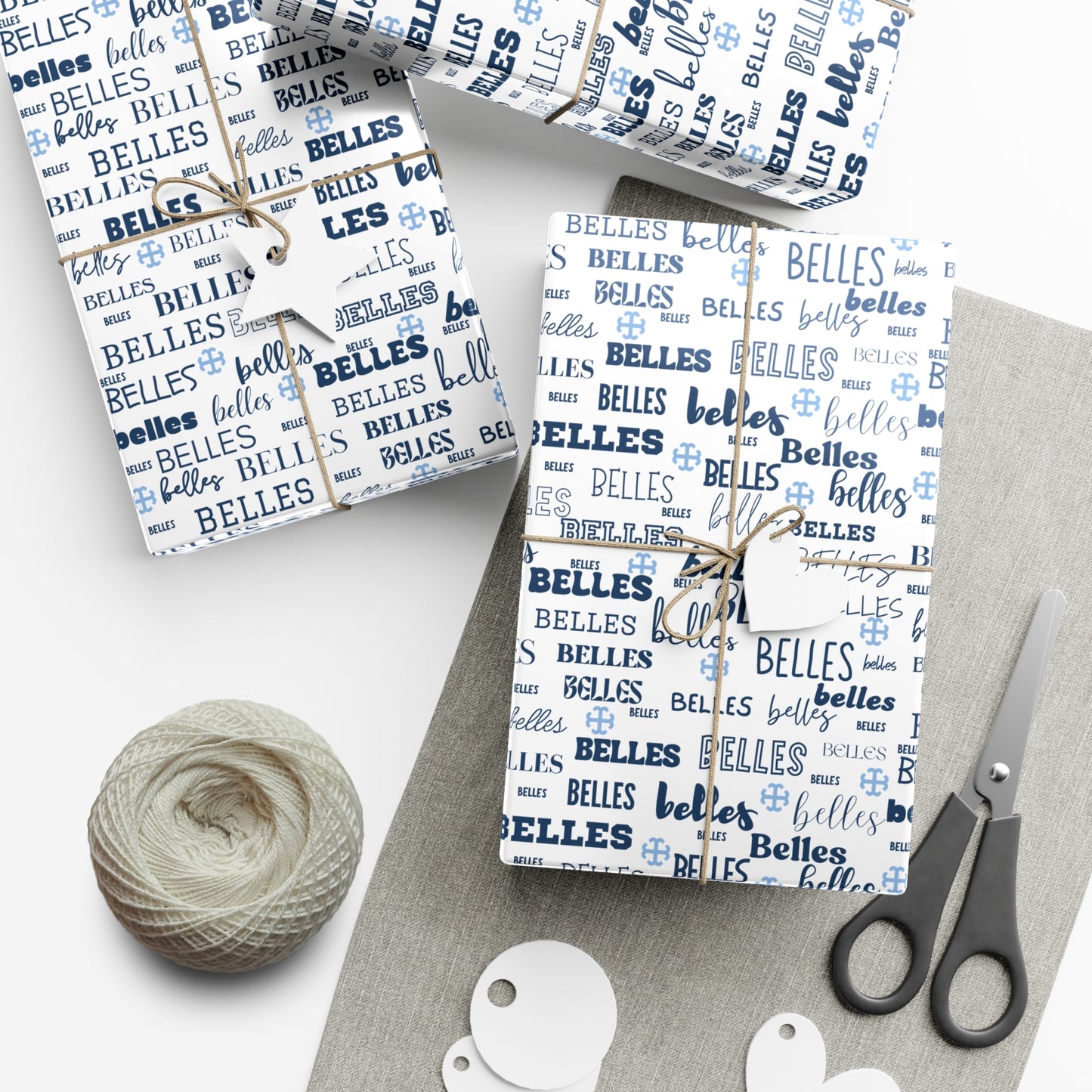 Saint Mary's College Belles Wrapping Paper | French Cross | Smick