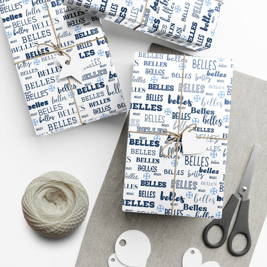 Saint Mary's College Belles Wrapping Paper | French Cross | Smick
