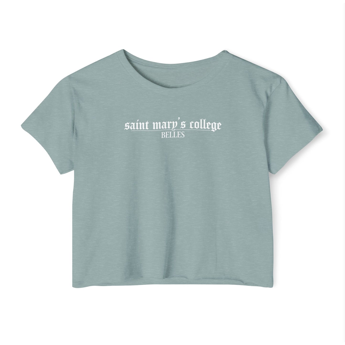 Saint Mary's College Belles Crop Top | Better in Blue Co.