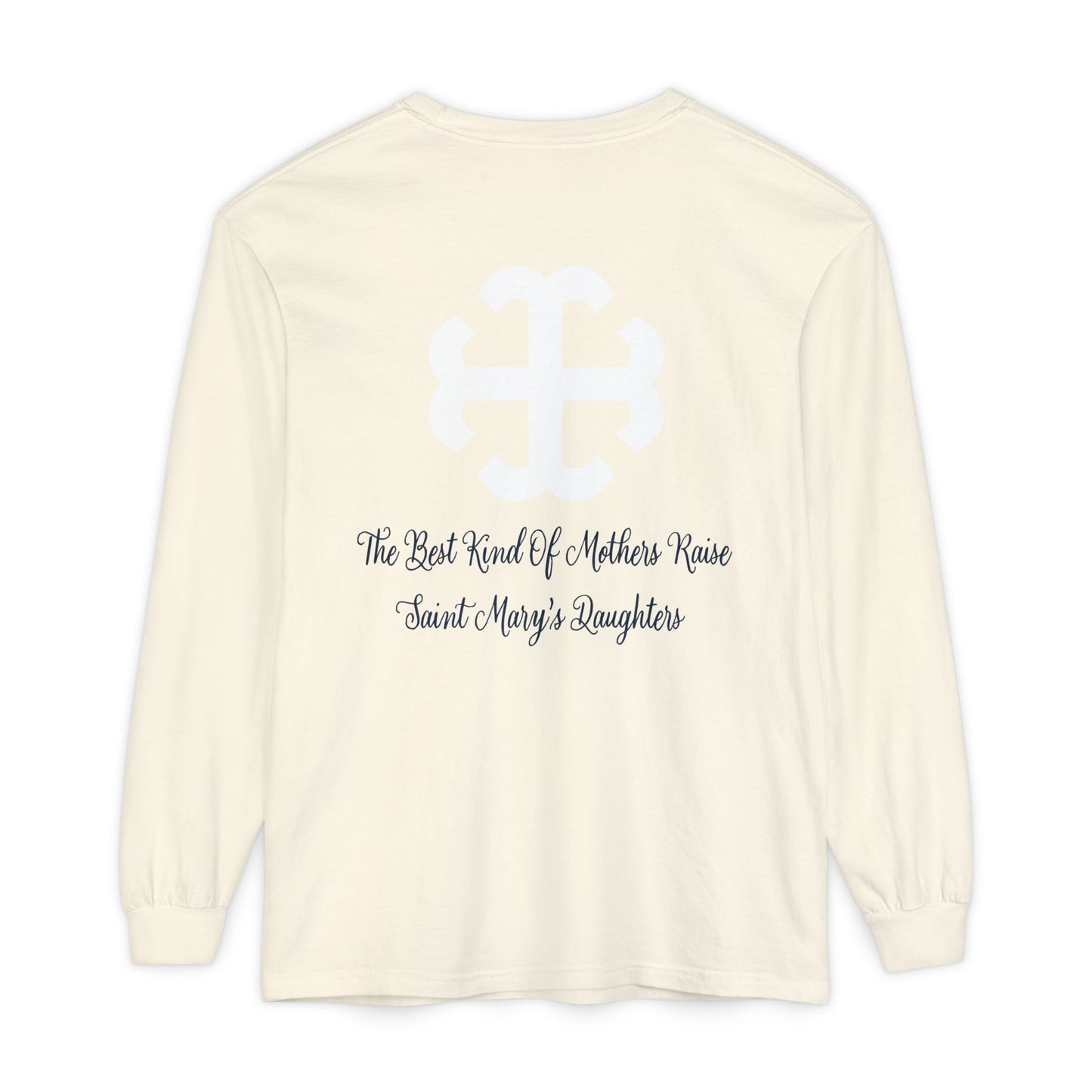 Saint Mary's College "Mom" Long Sleeve | The Best Moms | Comfort Colors