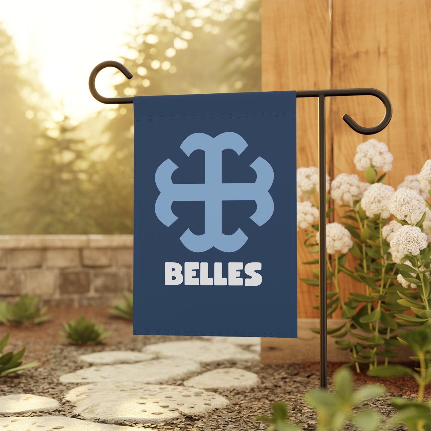 Saint Mary's College Navy/ Belles Blue Garden & House Banner | French Cross | Better in Blue Co.
