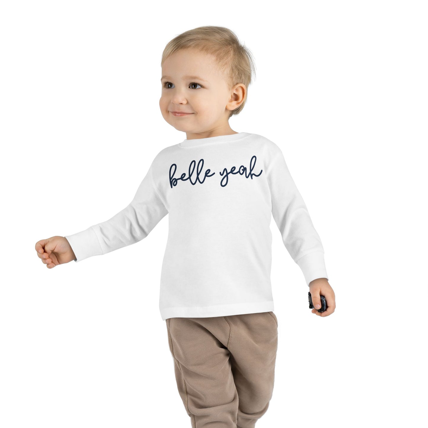 Toddler Saint Mary's College Belle Yeah Long Sleeve Tee | Better in Blue Co.