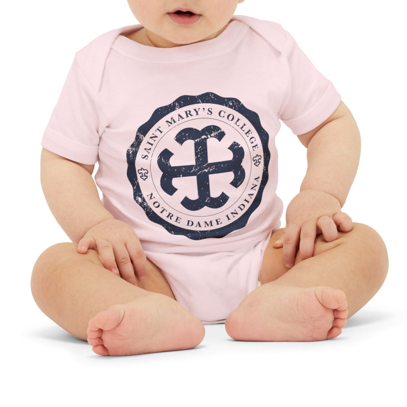 Saint Mary's College Infant Onesie No. 4 | French Cross | Baby | Better in Blue Co.