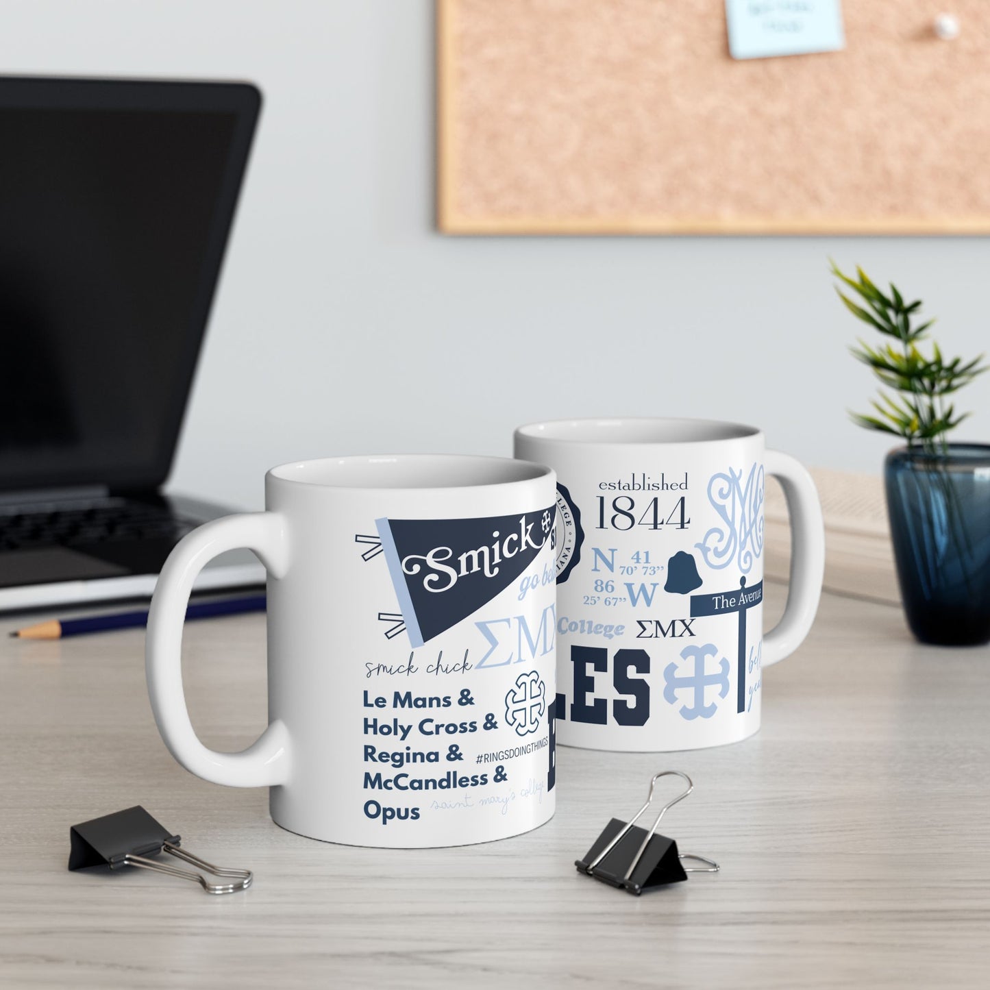 Saint Mary's College Mug | Belles | Smick | The Avenue | Spes Unica | Better in Blue Co.