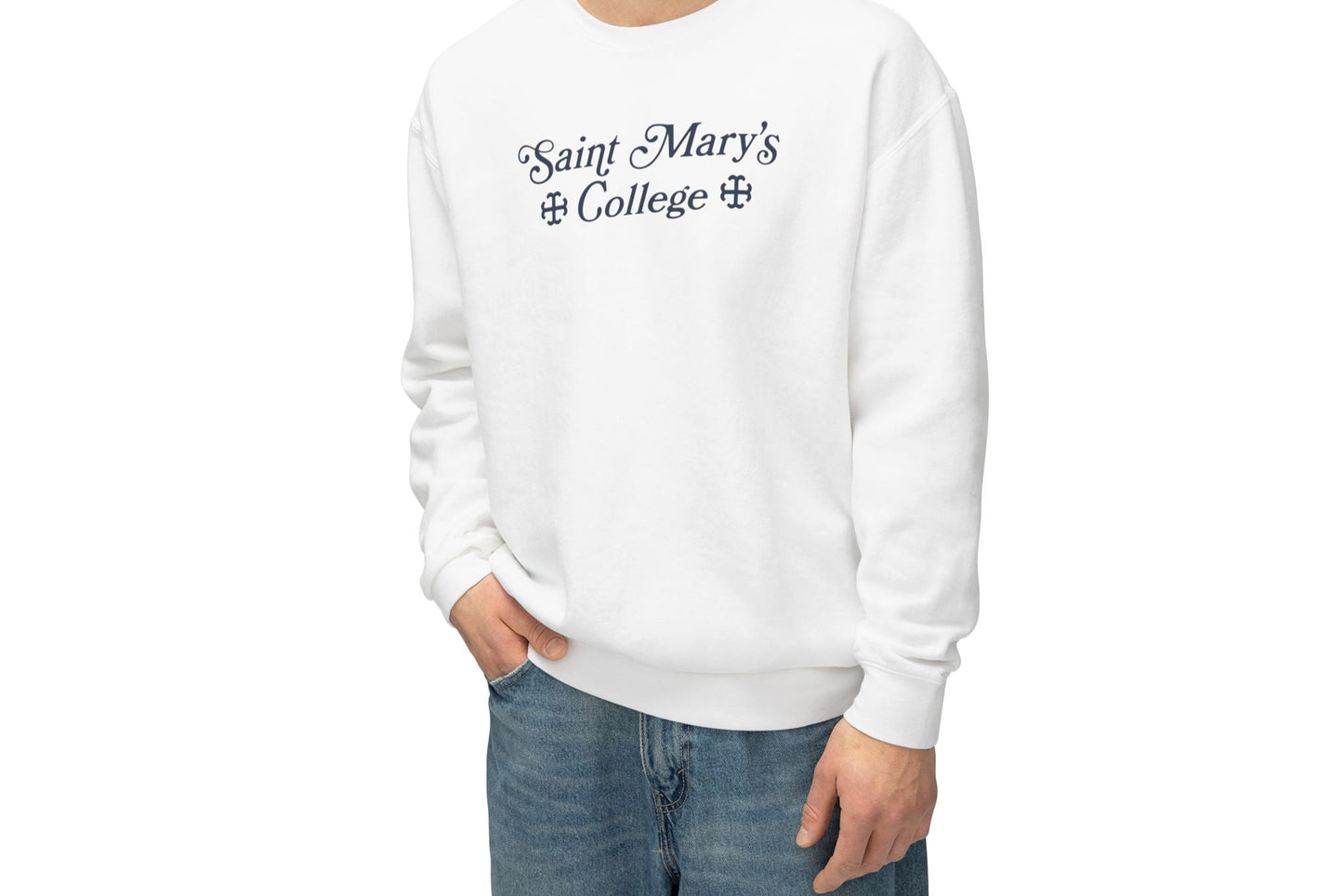 Saint Mary's College Crewneck | Matching Sweat Set | 1844 | Belles | French Cross | Better in Blue Co.