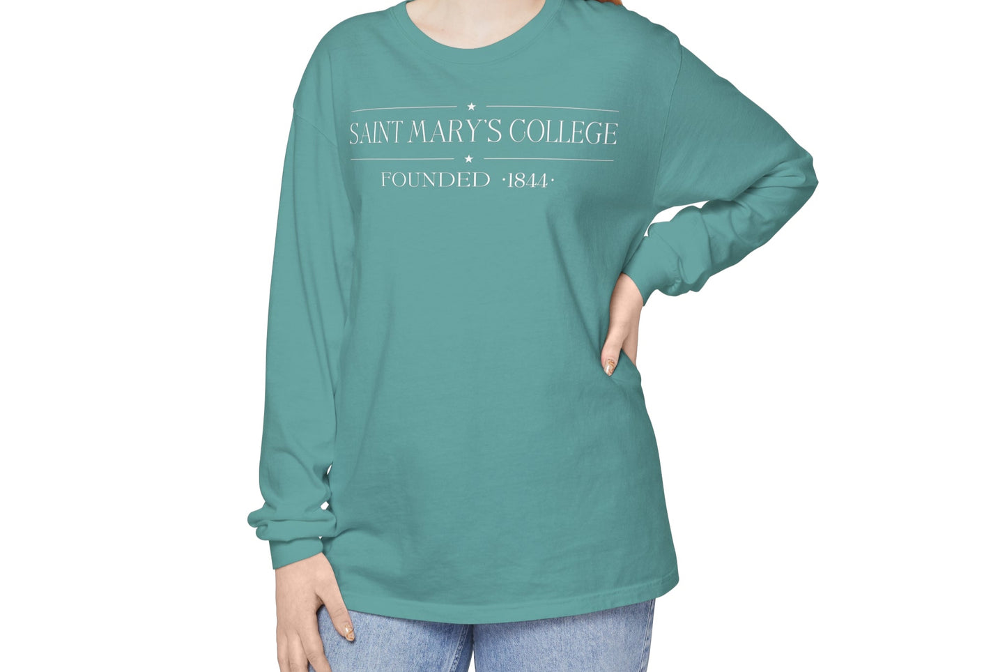 Saint Mary's College "Gilmore Girls Inspired" Long Sleeve | Founded 1844 | Belles | Better in Blue Co.