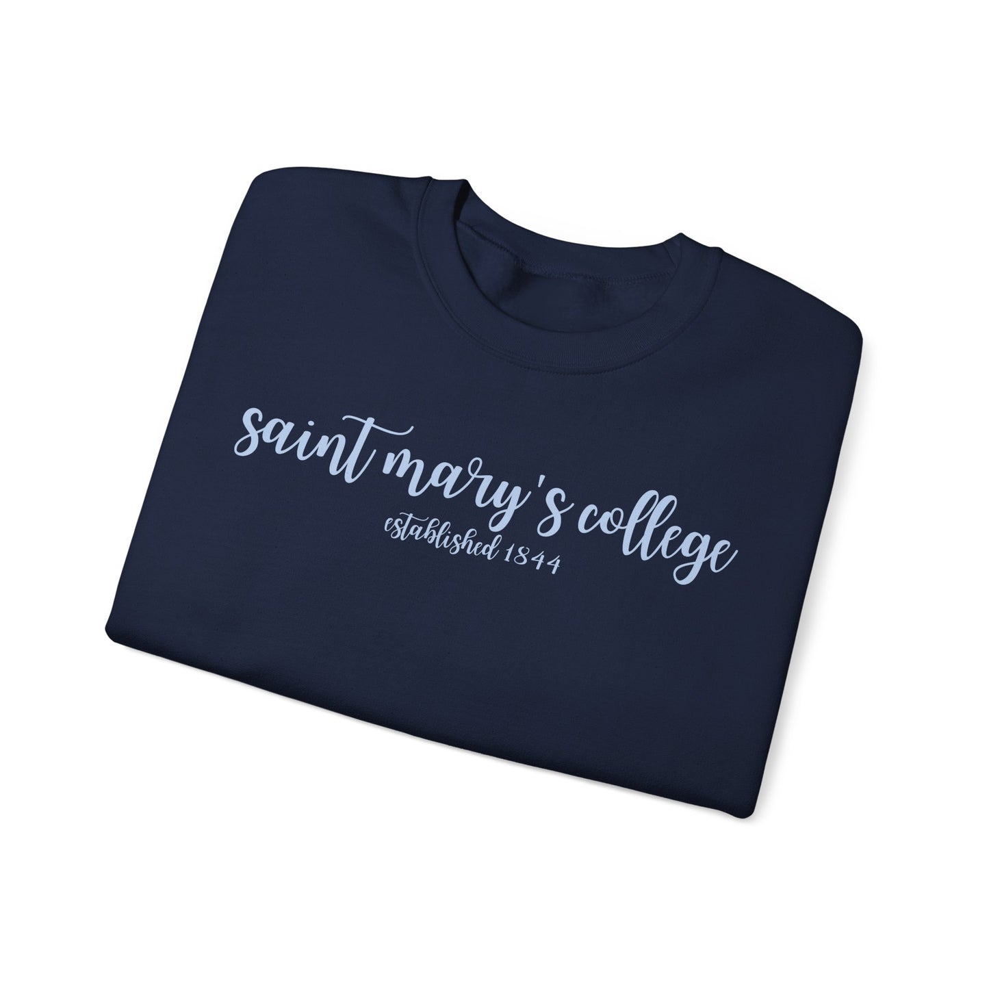 Saint Mary's College Crewneck | Smick | 1844 | Better in Blue Co.