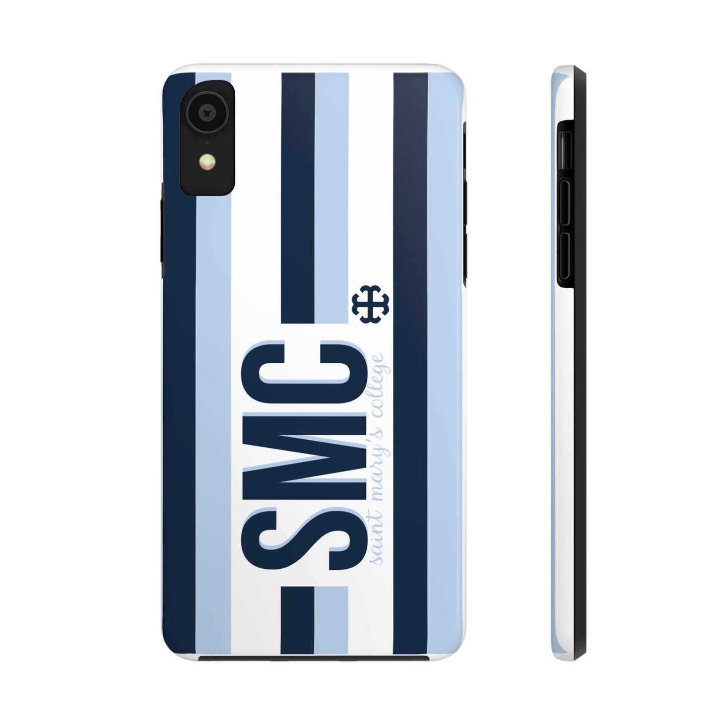 Saint Mary's College Phone Case SMC Navy/Belles Blue/White French Cross | Better in Blue Co.
