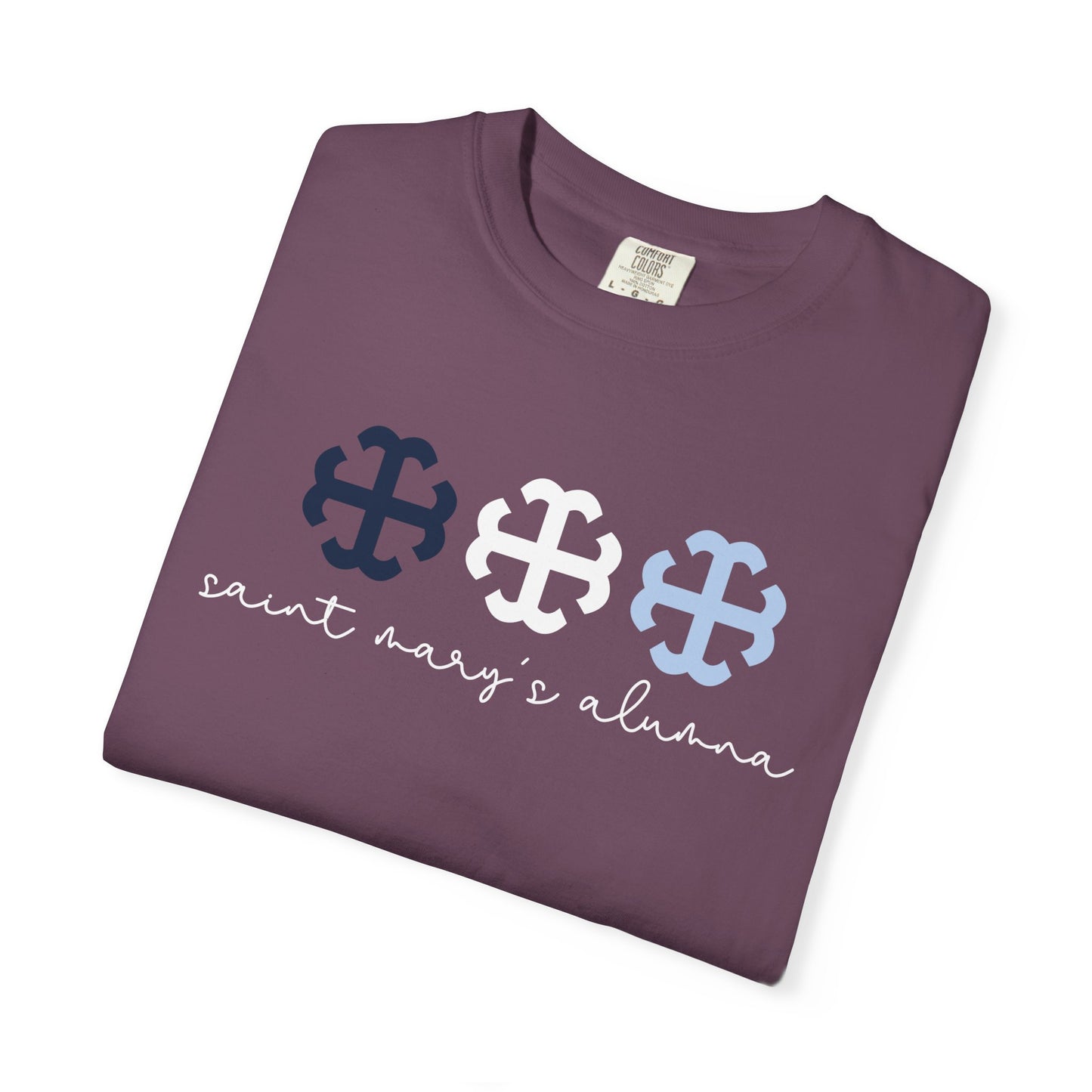 Saint Marys College French Cross Alumna Tee | Belles | Smick | Better in Blue Co.