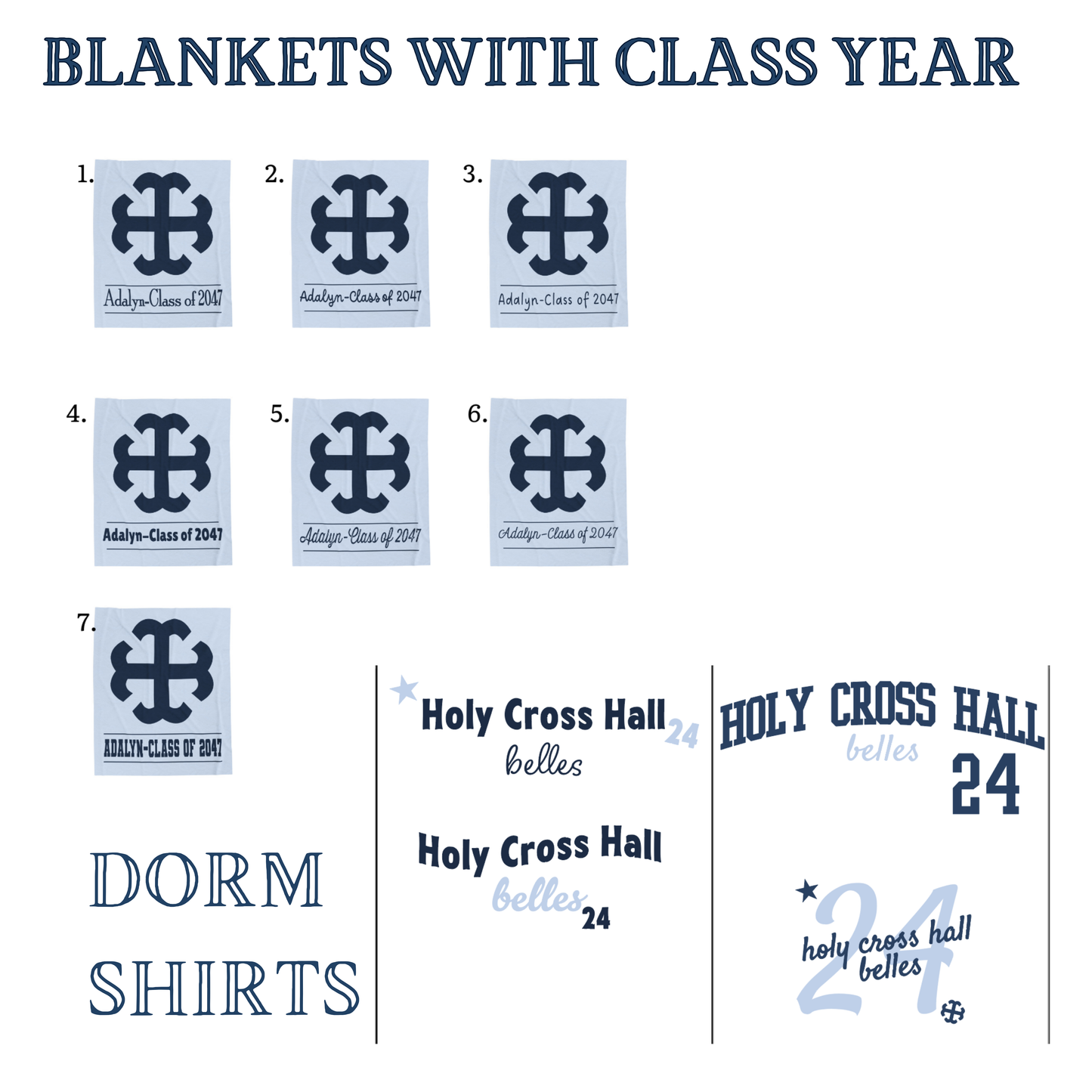 Better in Blue Co. Custom Orders | Saint Mary's College | Notre Dame, IN | Belles | Smick |