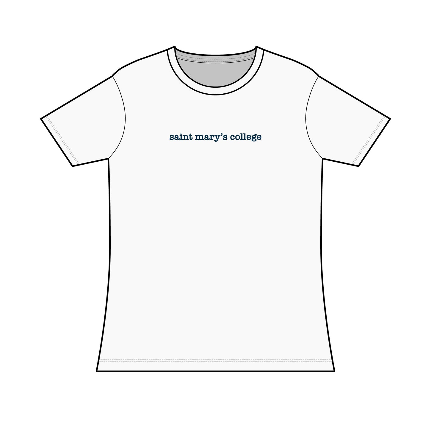 Saint Mary's College Women's Perfect Tri Tee | Navy Blue | Better in Blue Co.