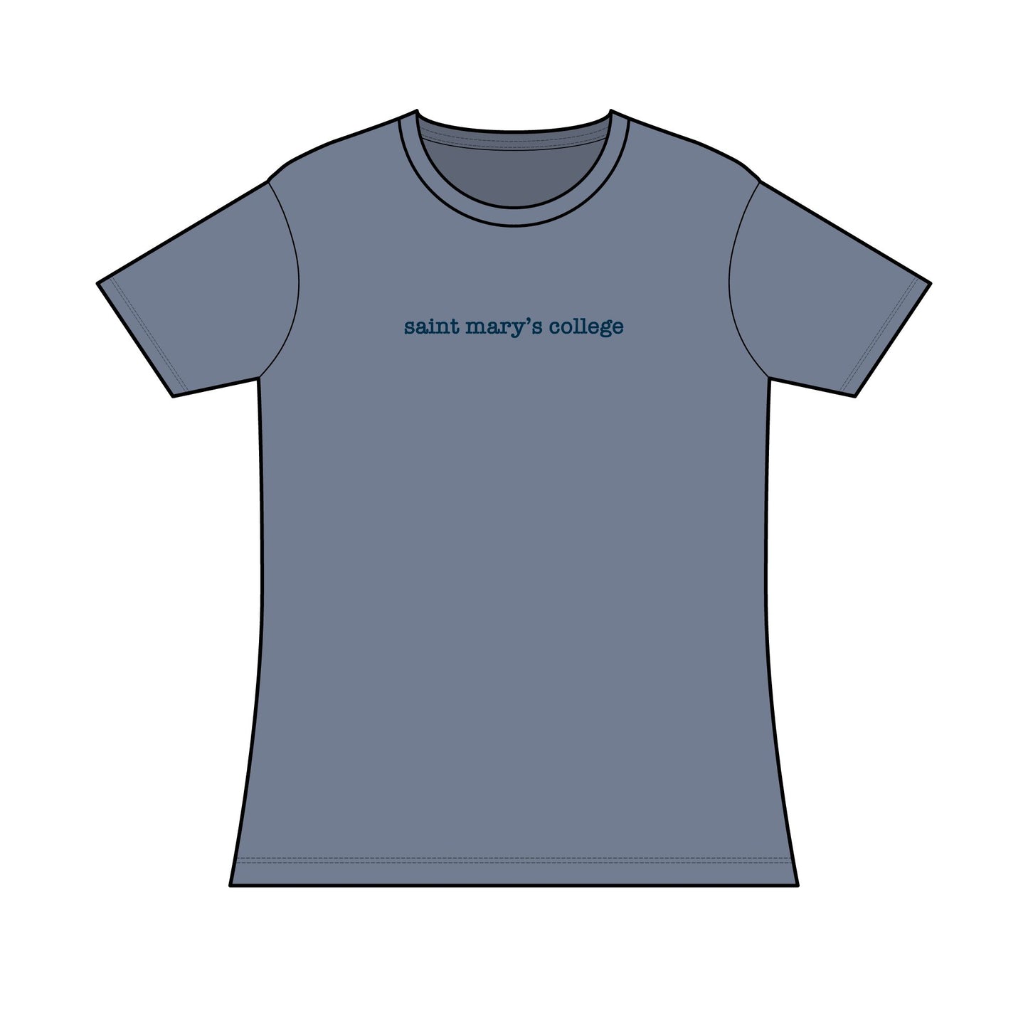 Saint Mary's College Women's Perfect Tri Tee | Navy Blue | Better in Blue Co.