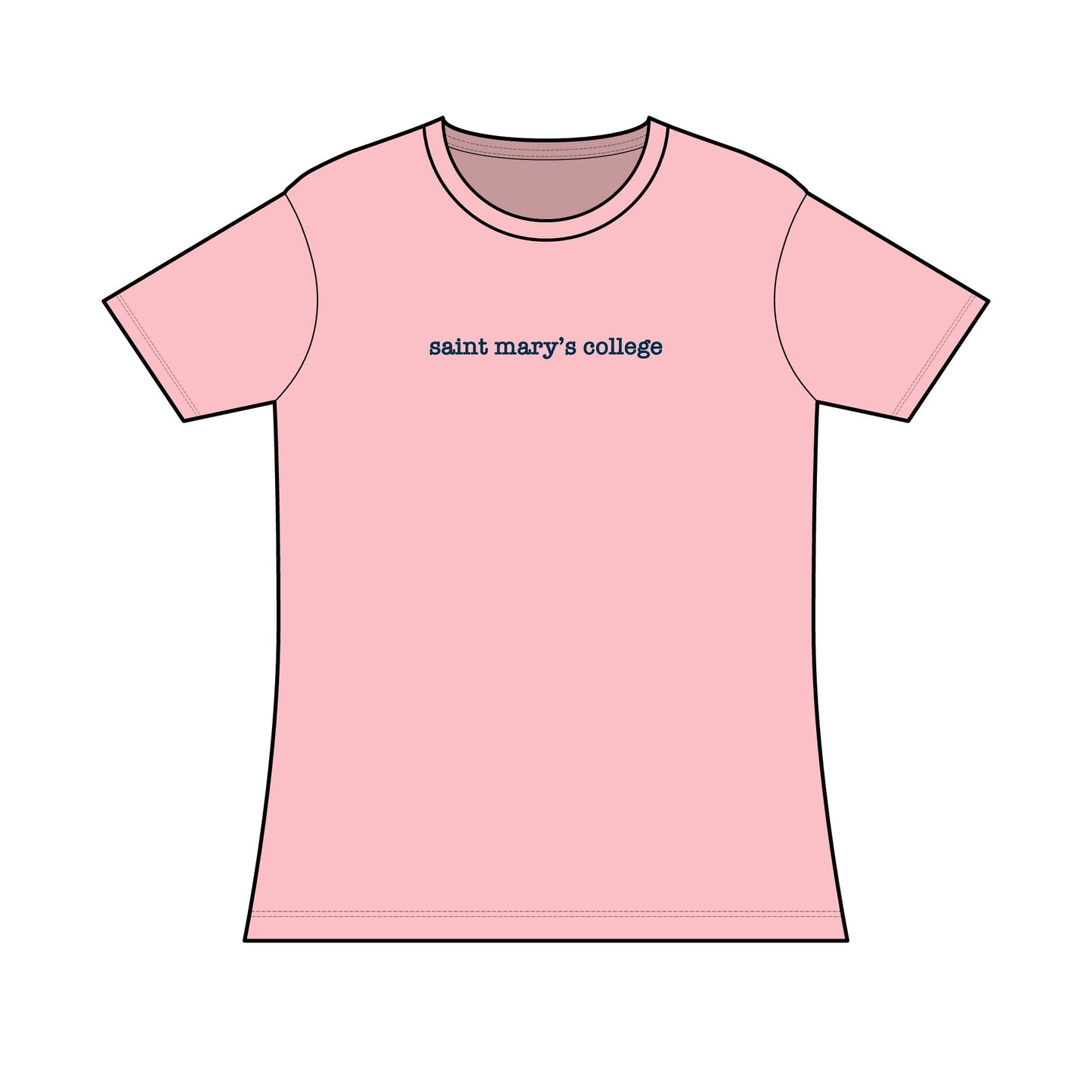 Saint Mary's College Women's Perfect Tri Tee | Navy Blue | Better in Blue Co.