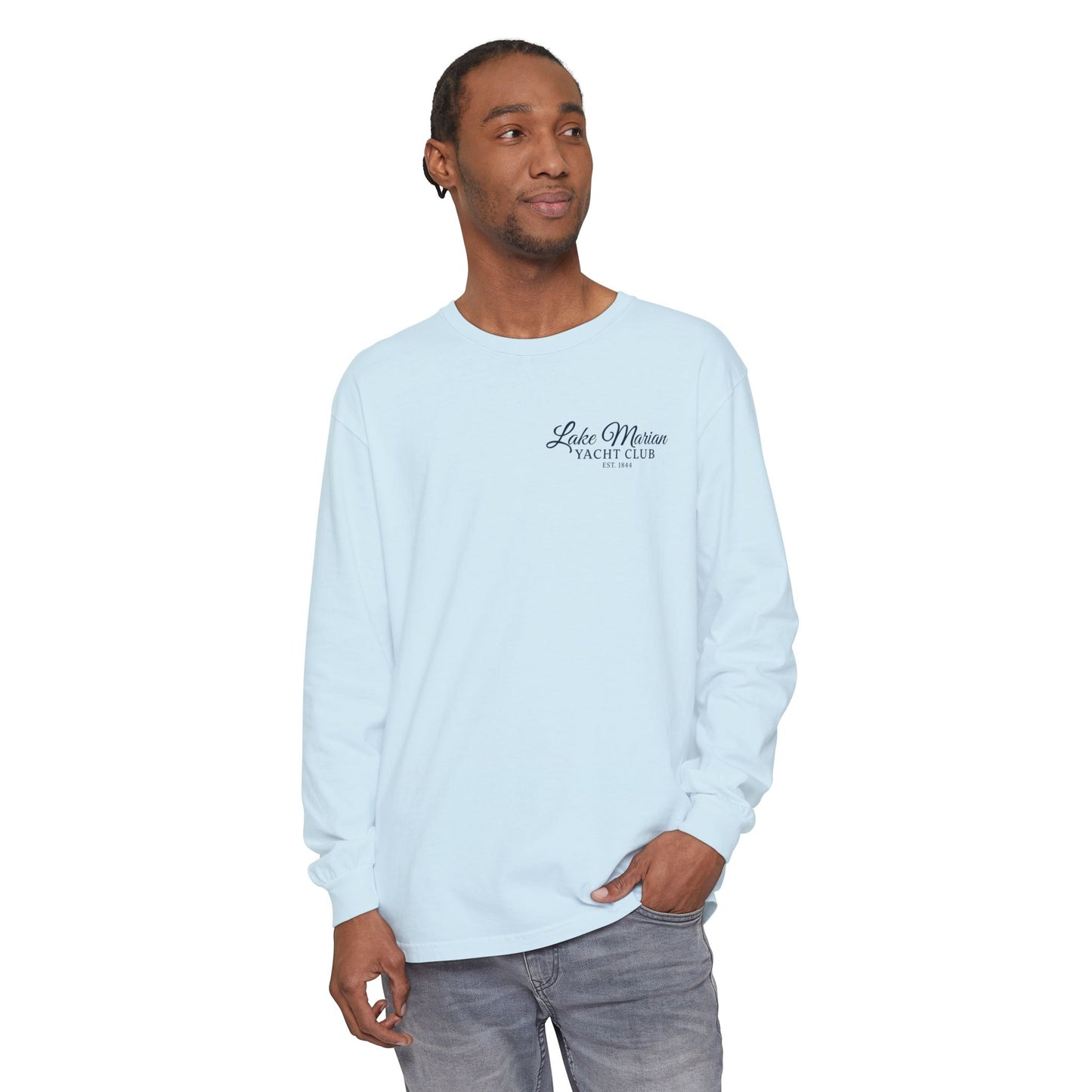 Saint Mary's College Lake Marian Yacht Club Long Sleeve | French Cross | Est. 1844 | Better in Blue Co.