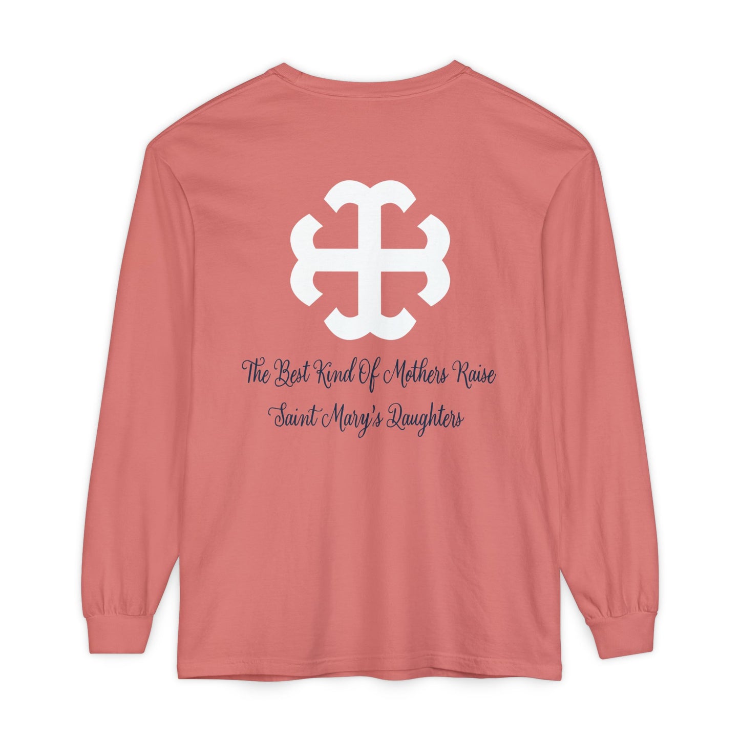 Saint Mary's College "Mom" Long Sleeve | The Best Moms | Comfort Colors
