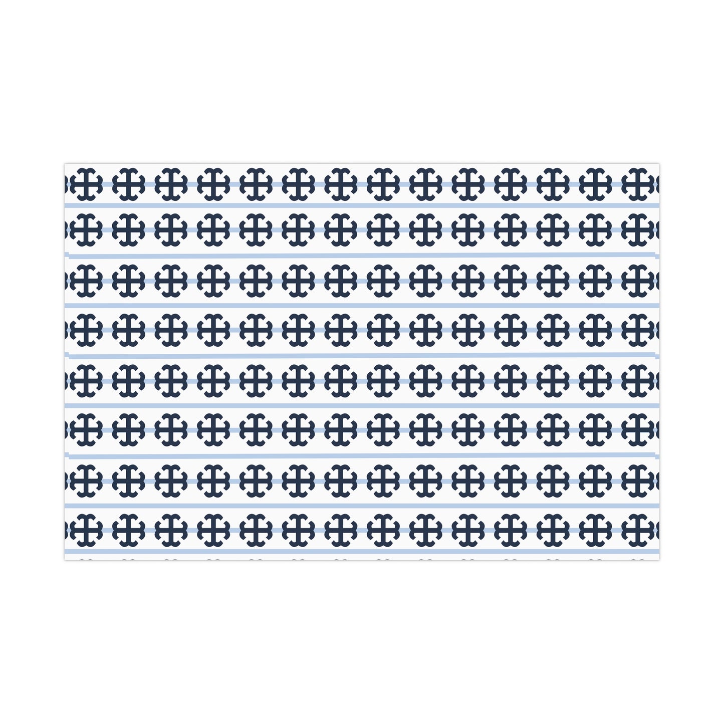 Saint Mary's College Wrapping Paper No. 5 | Belles Blue | French Cross | Better in Blue Co. |