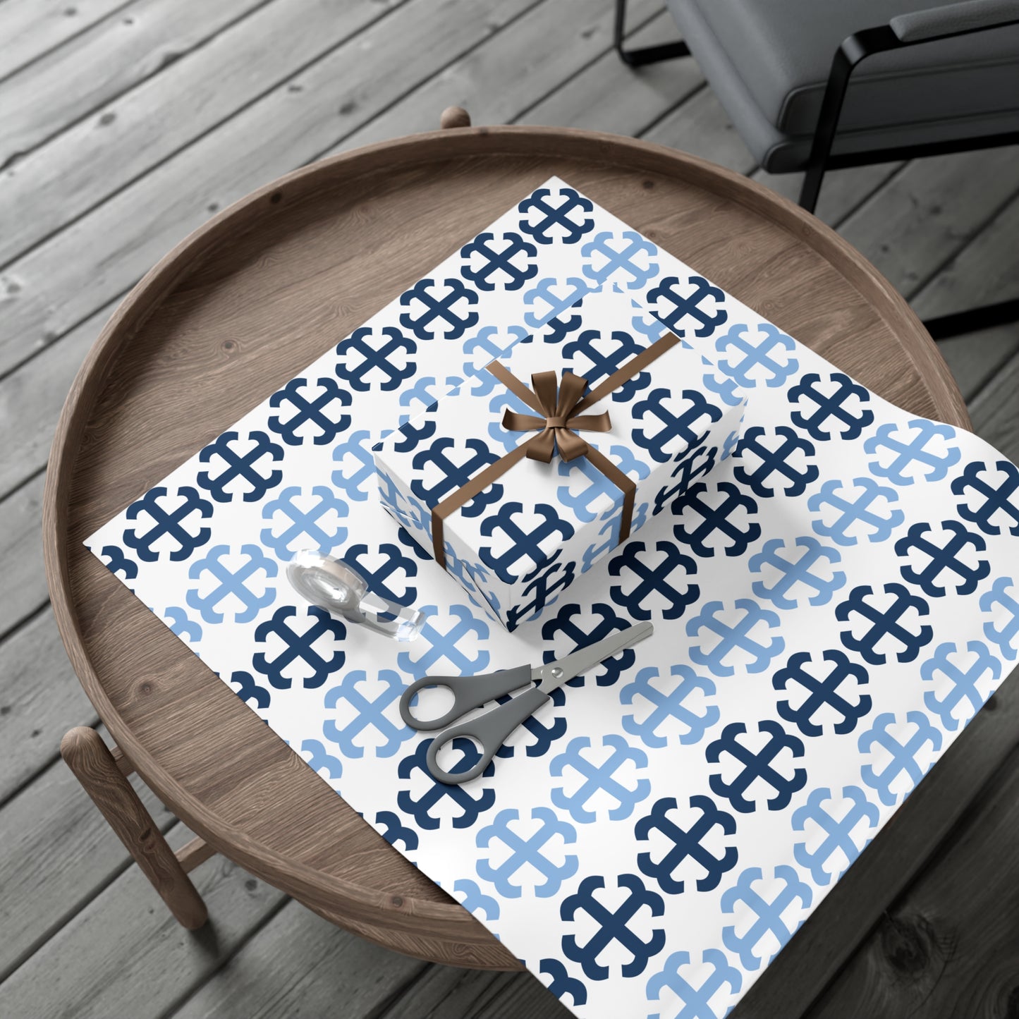 Saint Mary's College French Cross Wrapping Paper No. 1 | Notre Dame, IN | Belles| Smick | Better in Blue Co.