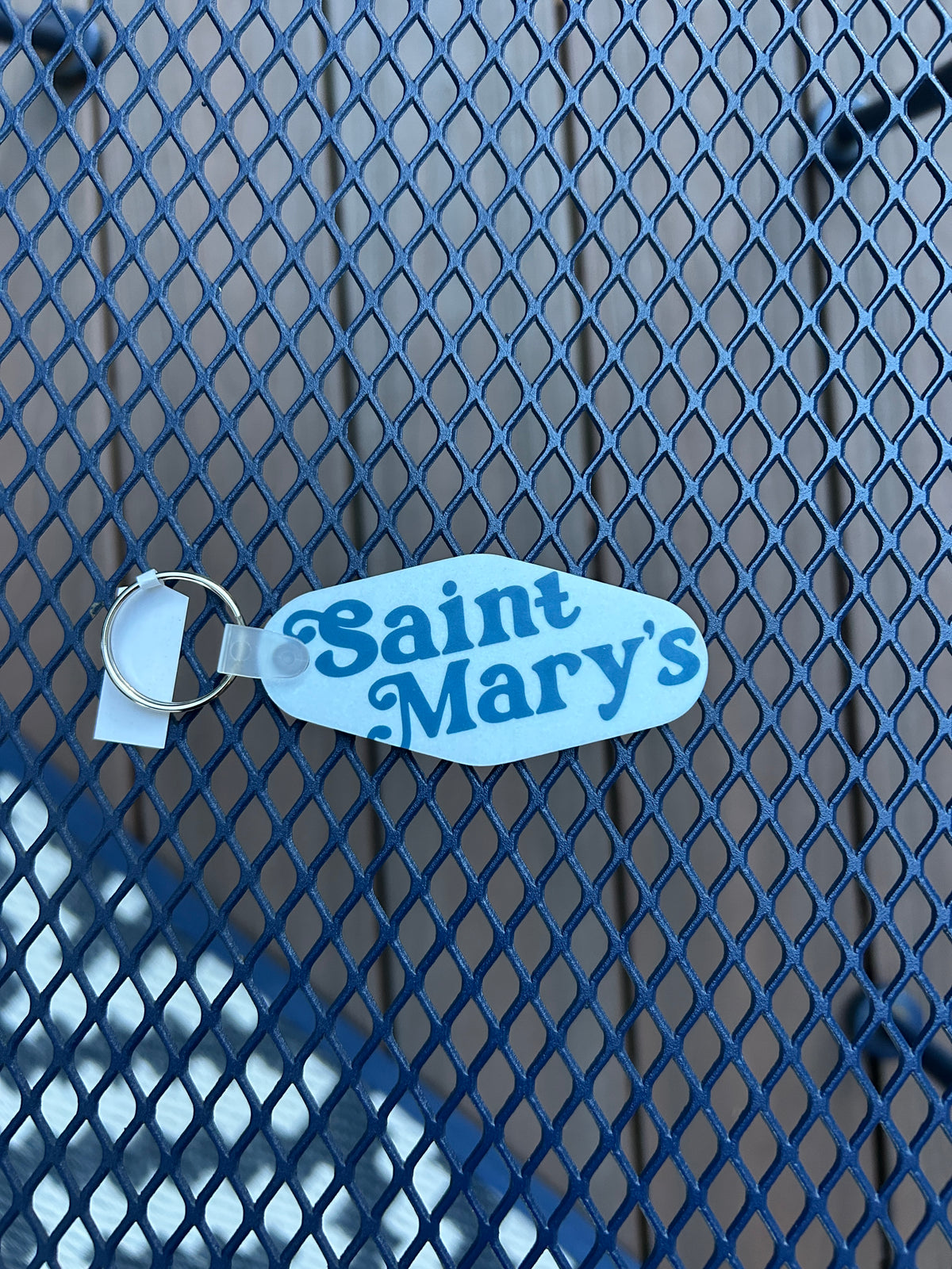 Saint Mary’s Retro Keychain | Belles Blue