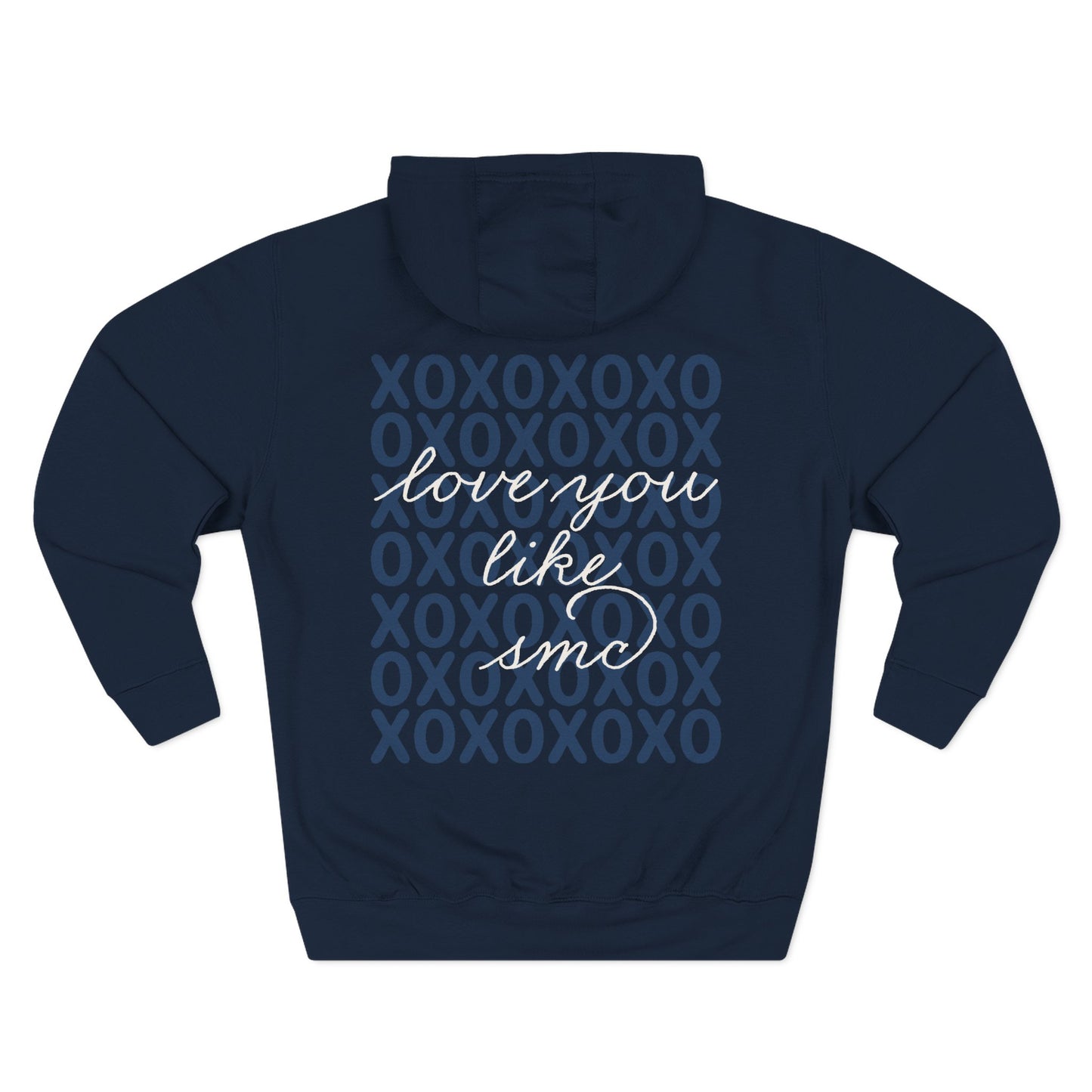 Saint Mary's College "Love You Like SMC" Fleece Hoodie | Smick | Belles Blue | Better in Blue Co.