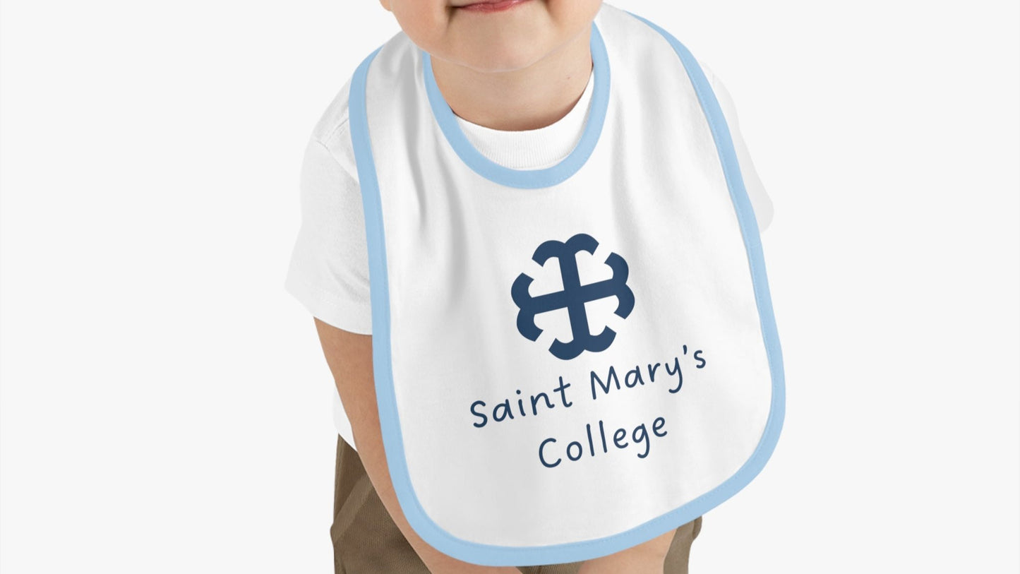 Saint Mary's College Baby Bib | Belles | Better in Blue Co.