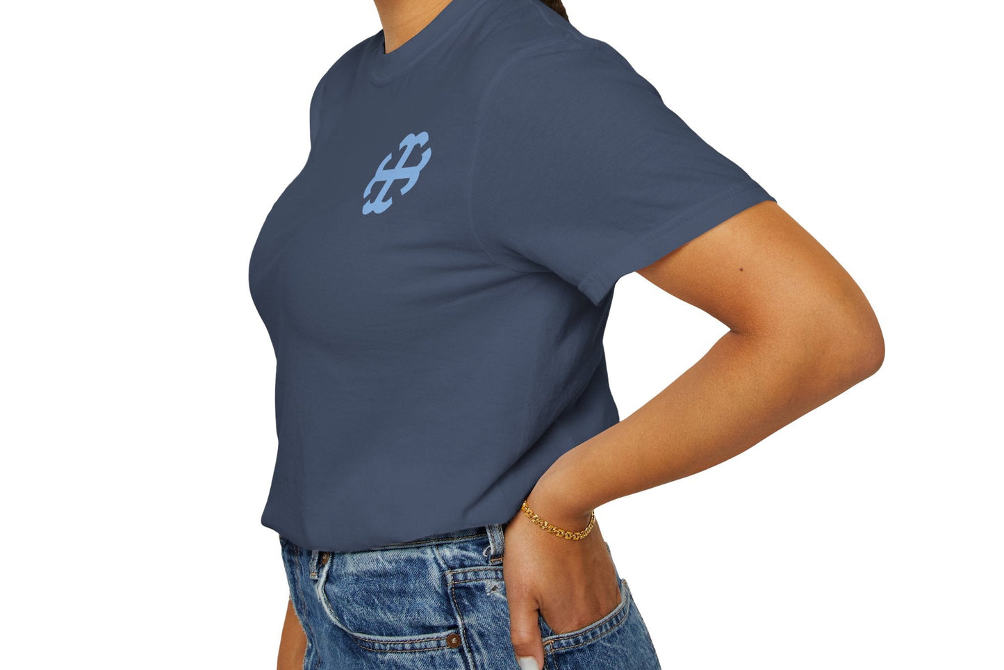Saint Mary's College French Cross Tee | Smick | Belles Blue