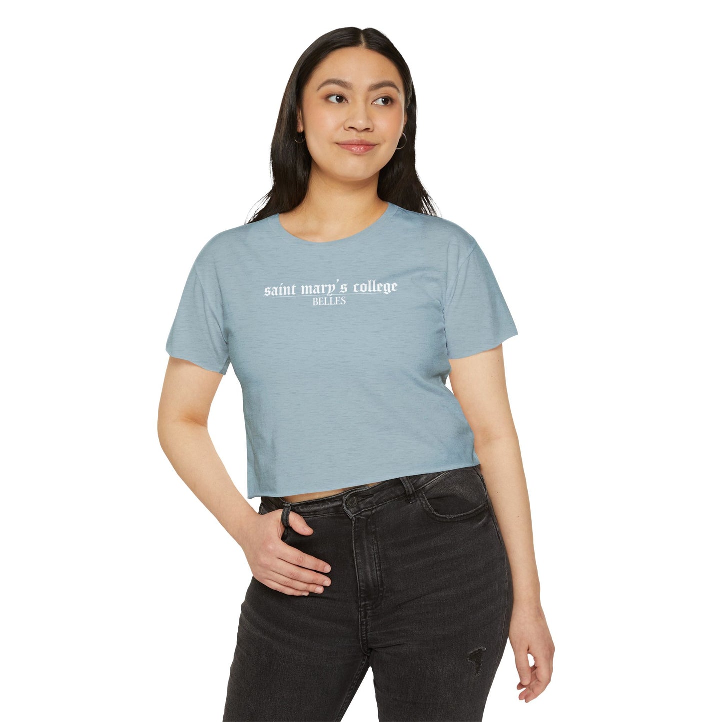 Saint Mary's College Belles Crop Top | Better in Blue Co.