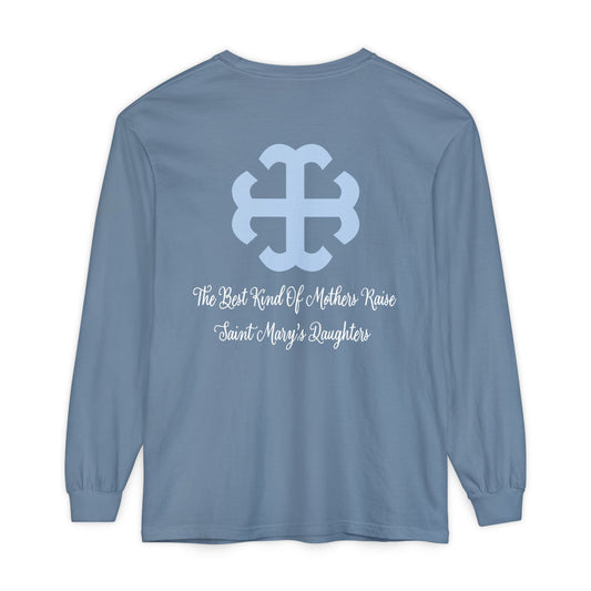 Saint Mary's College "Mom" Long Sleeve | The Best Moms | Comfort Colors