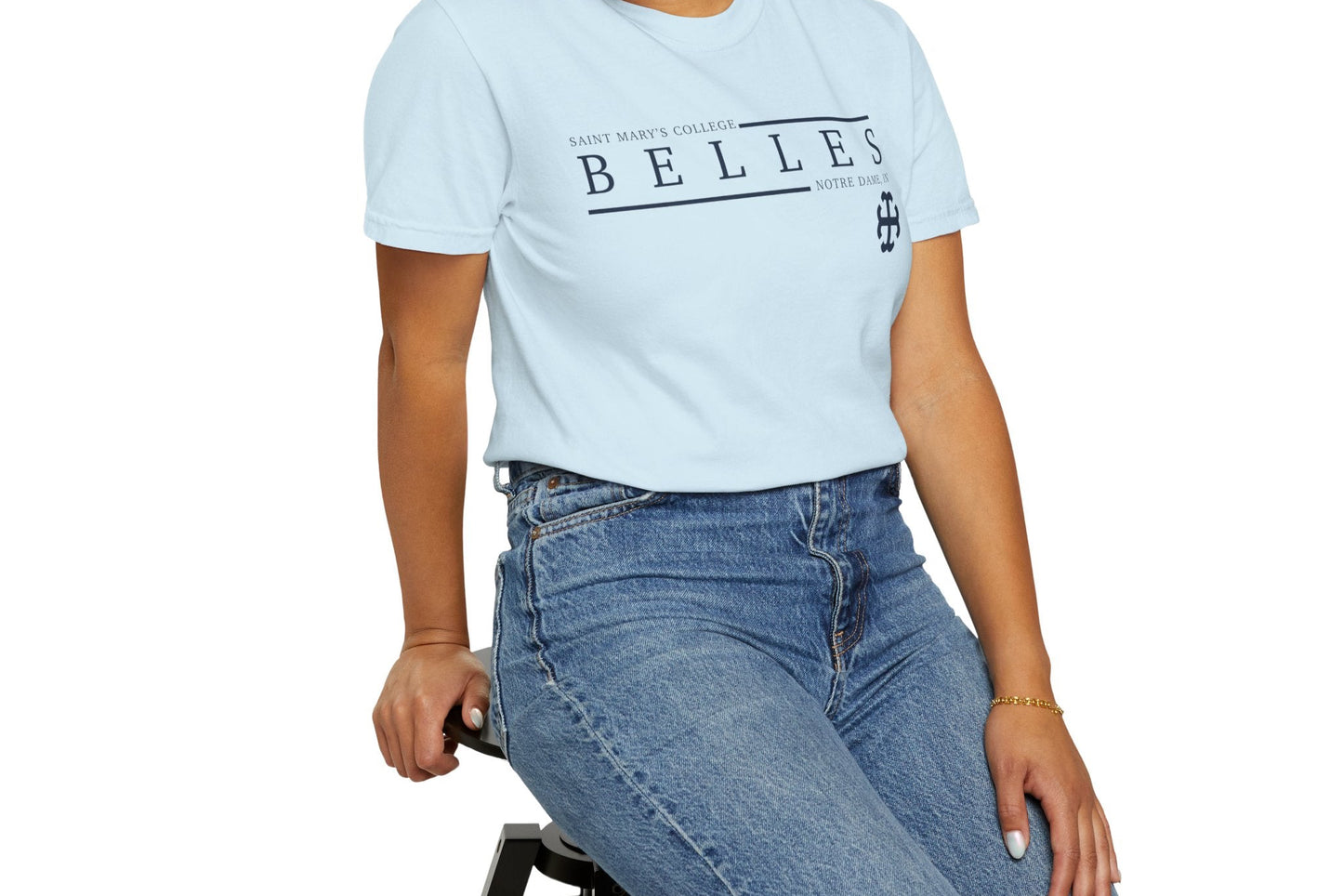 Saint Mary's College Belles Unisex T-Shirt | French Cross | Notre Dame, IN | Better in Blue Co.